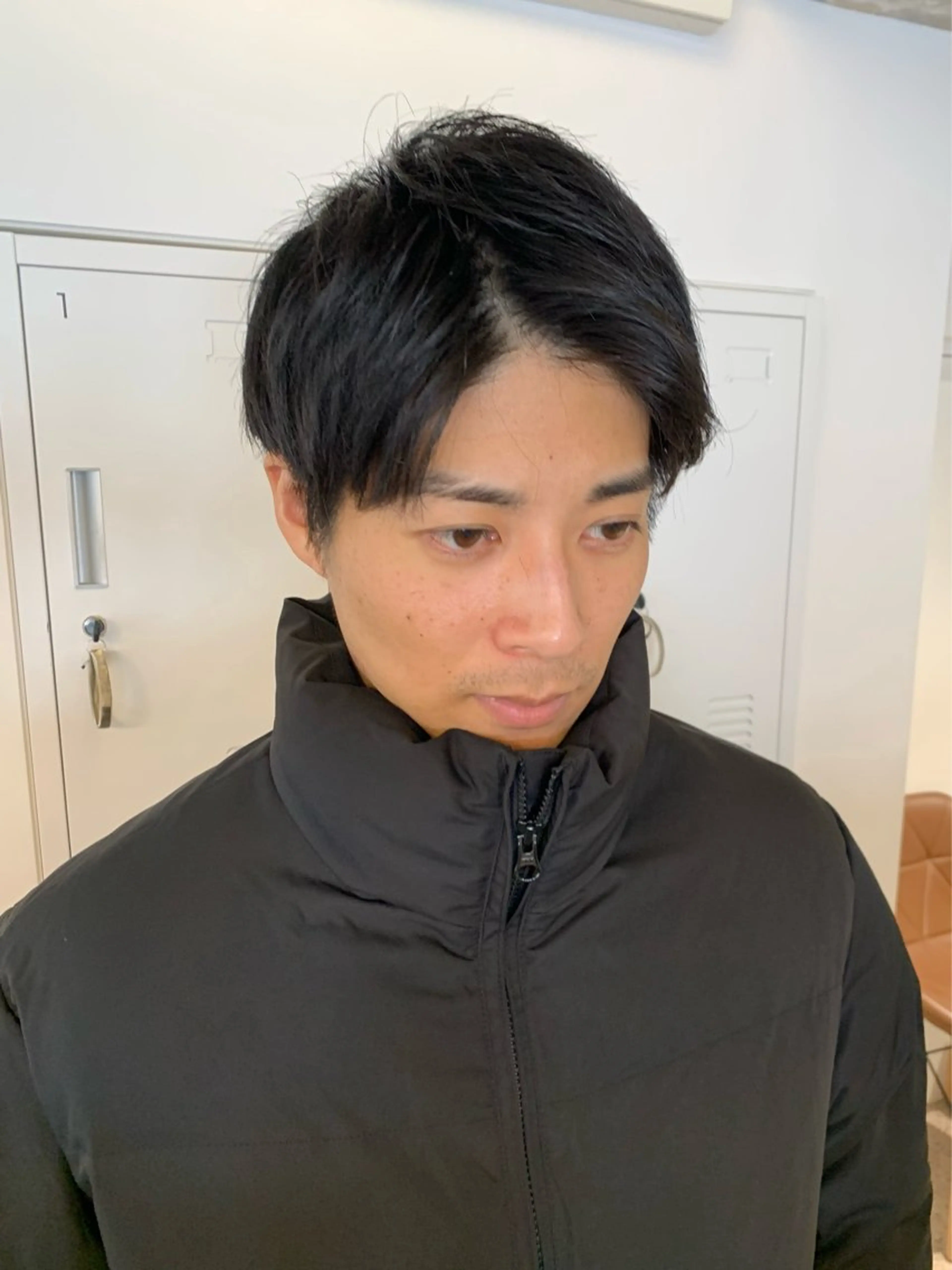 ショート メンズ アップバング ショートヘア TONUKOA RUA下北沢店【トヌコア ルア】所属・丸山璃子 /パーマ/レイヤーのヘアスタイル