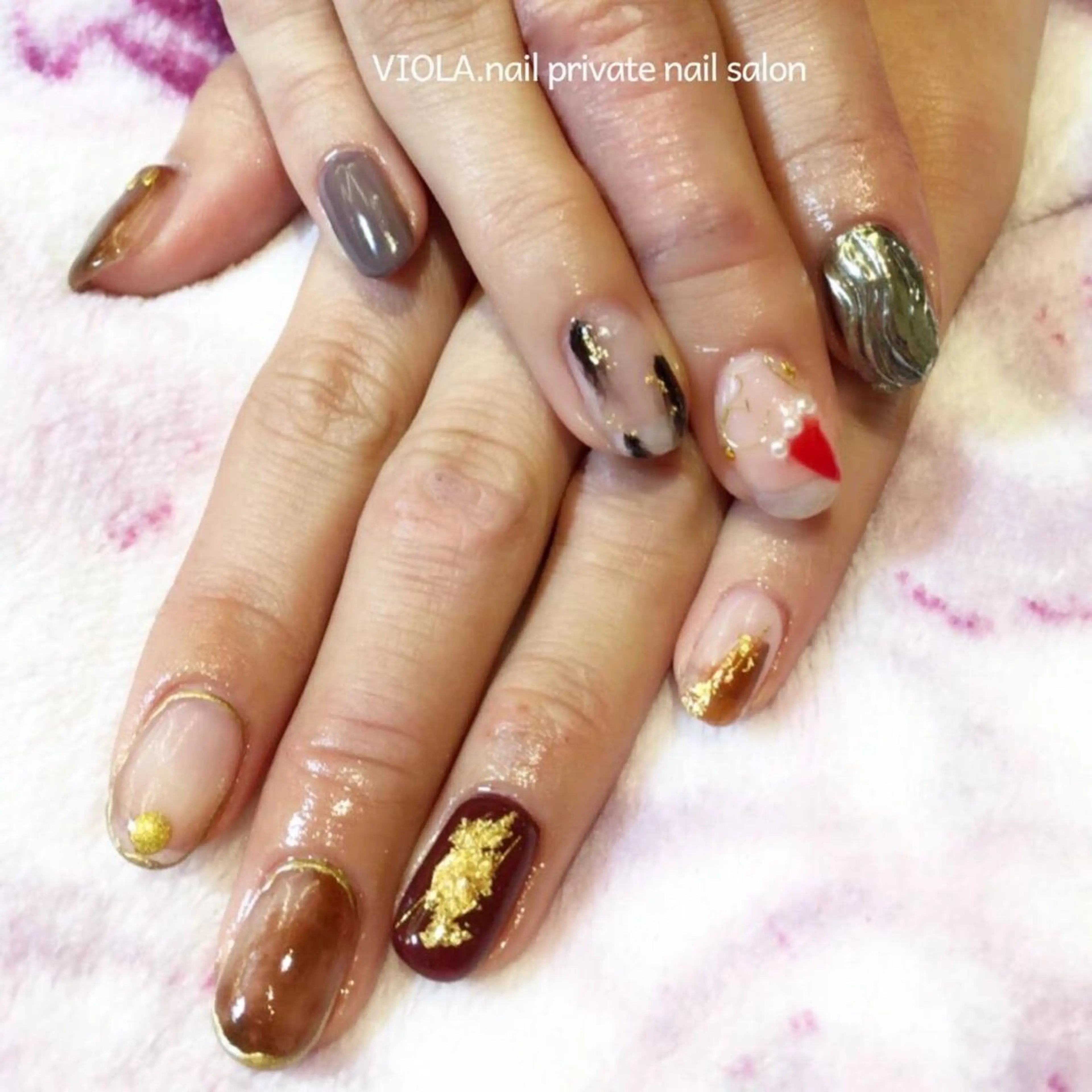 ネイル ハンドネイル VIOLA .nailのネイルデザイン