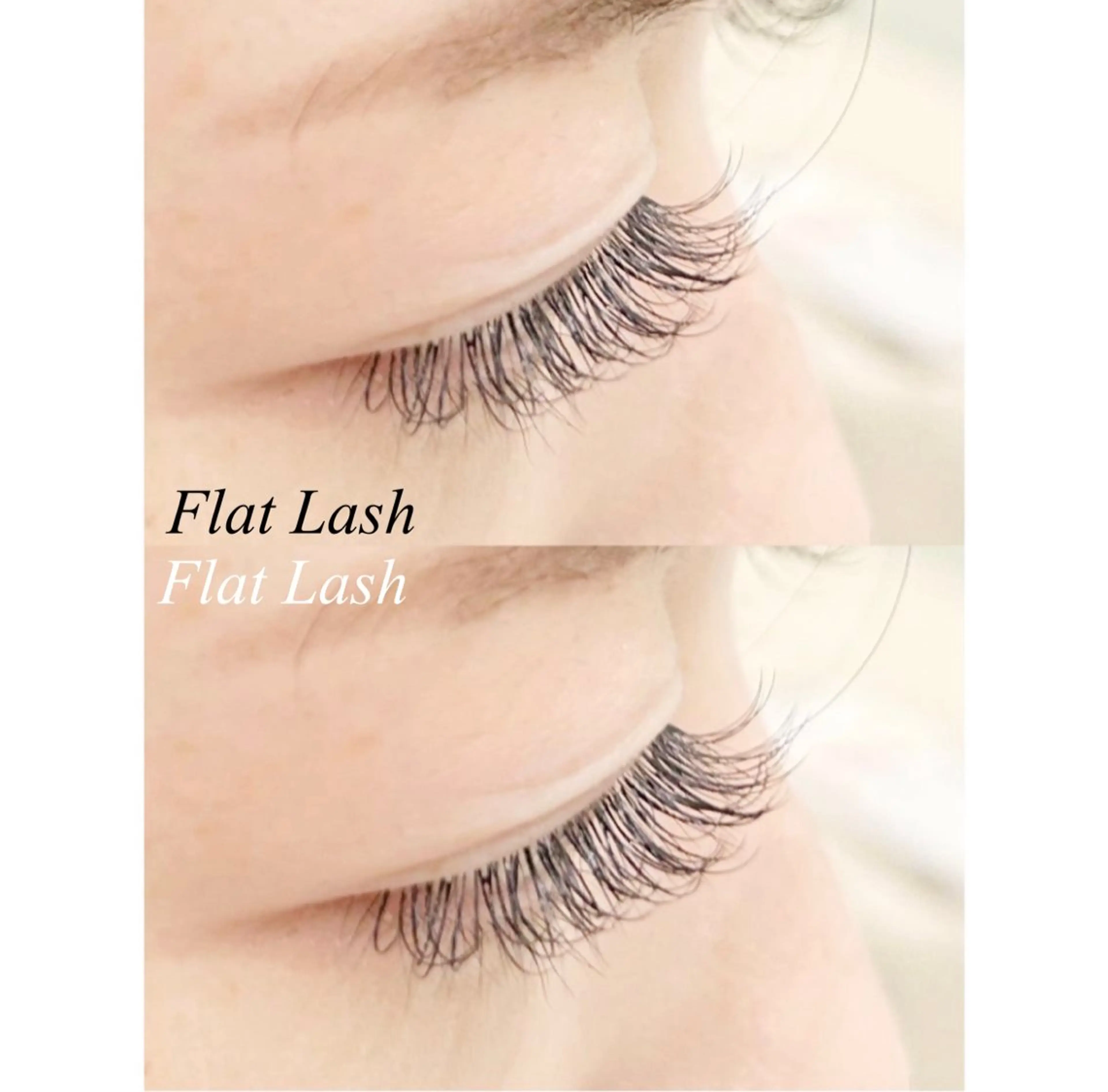 マツエク・マツパ フラットラッシュ chacha bla nc Amie 沖田のマツエク・マツパデザイン