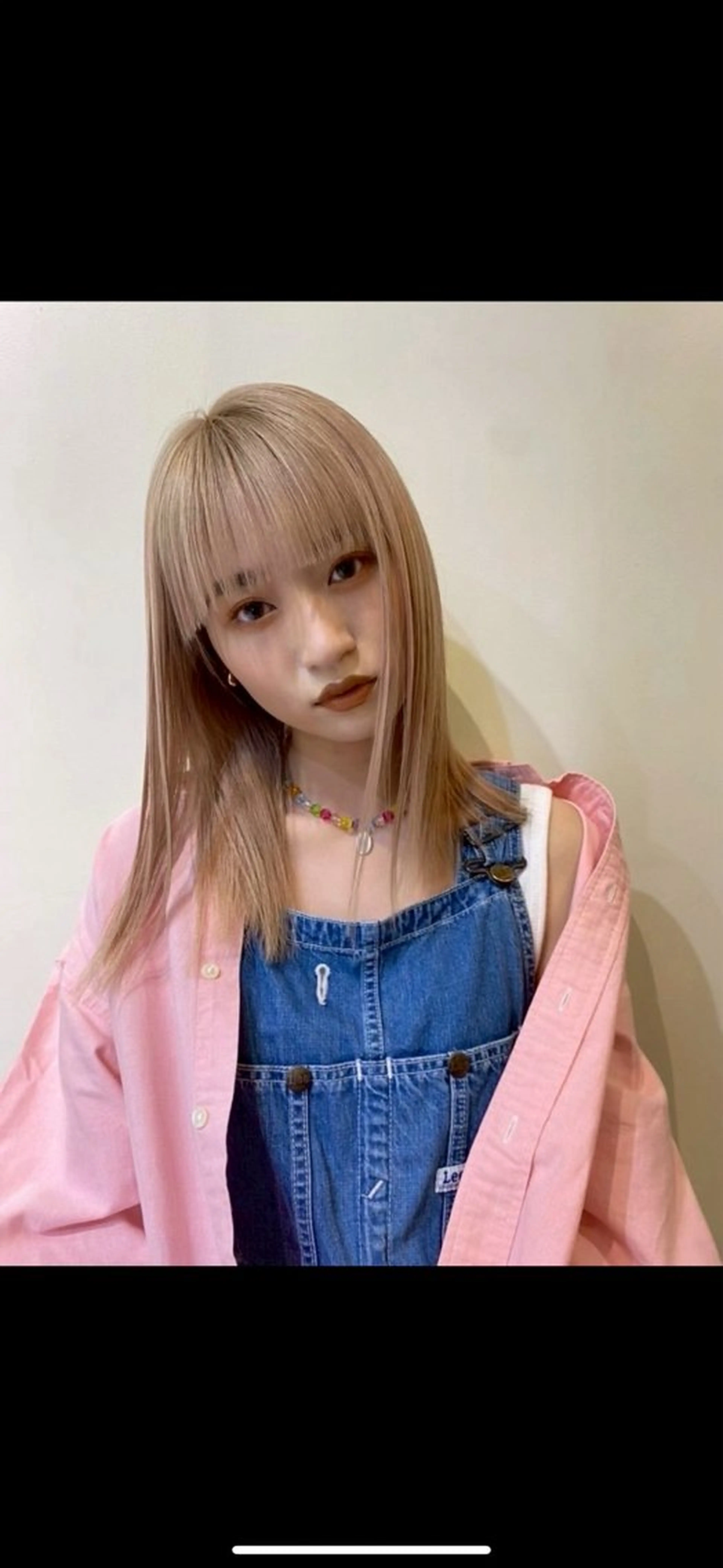 ミディアム ヘアカラー ALBUM୨୧ momokaのヘアスタイル