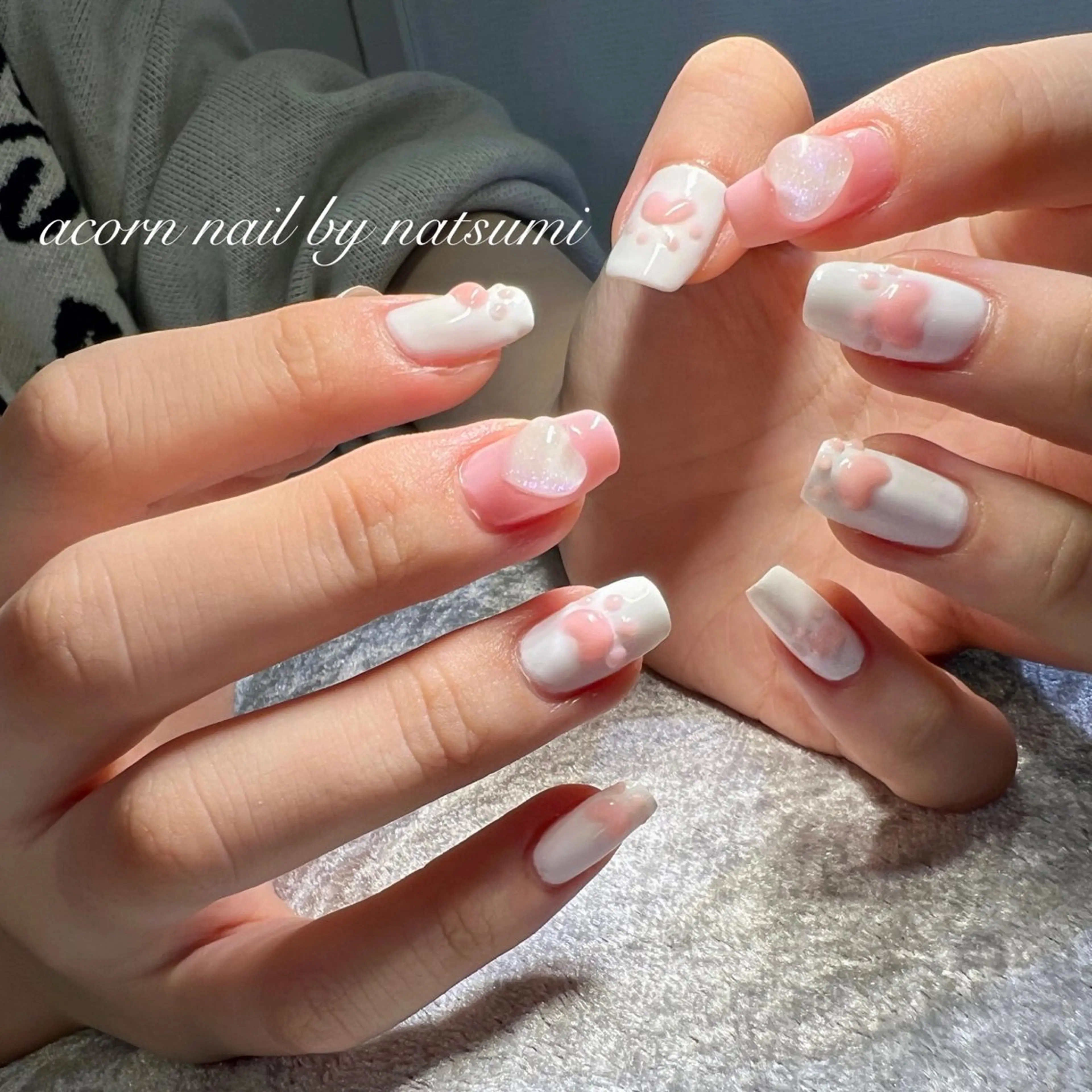 ネイル 個性派ニュアンス nuts nail所属・【池袋】nuts nail　なつみのネイルデザイン
