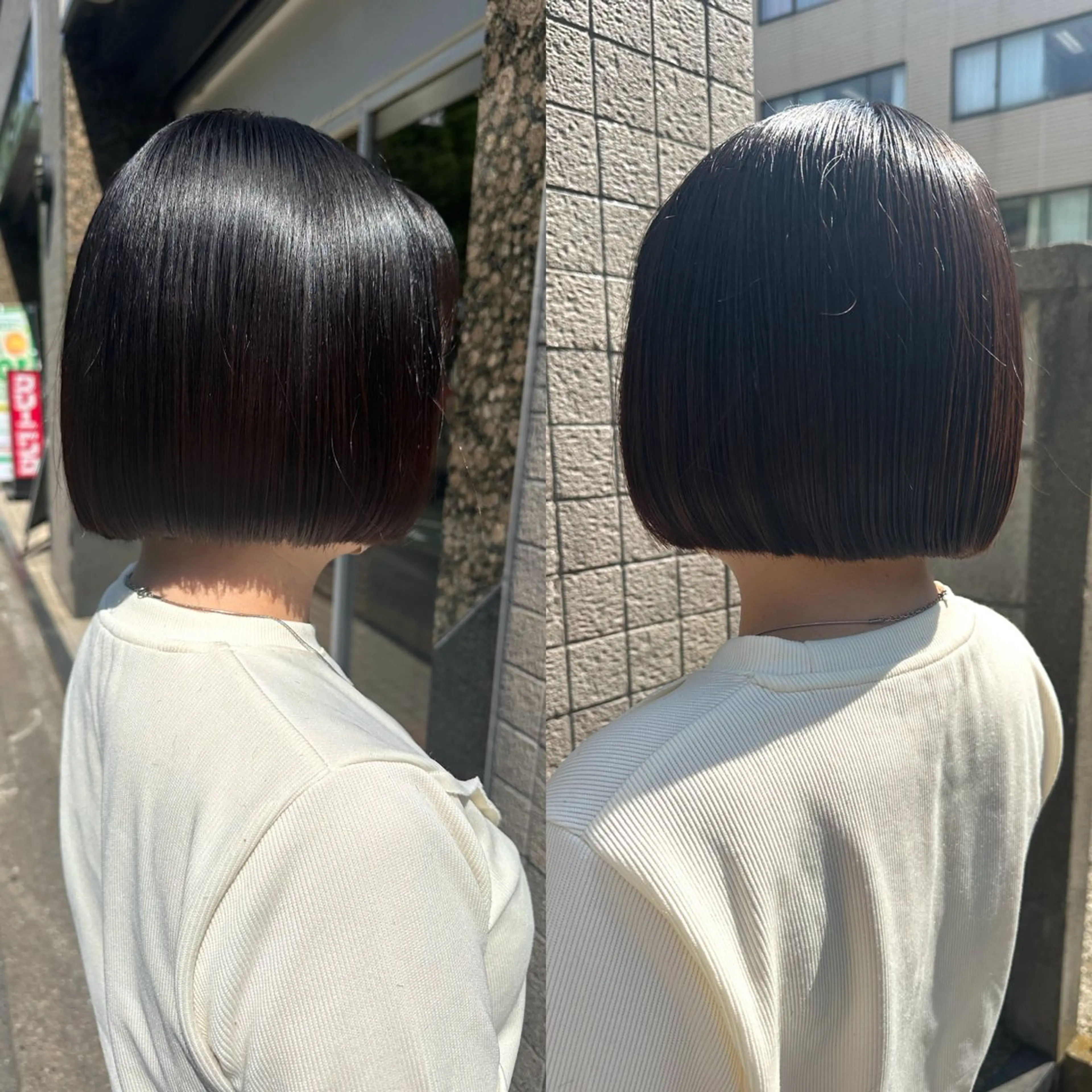 ショート ボブ 宇都 唯のヘアスタイル