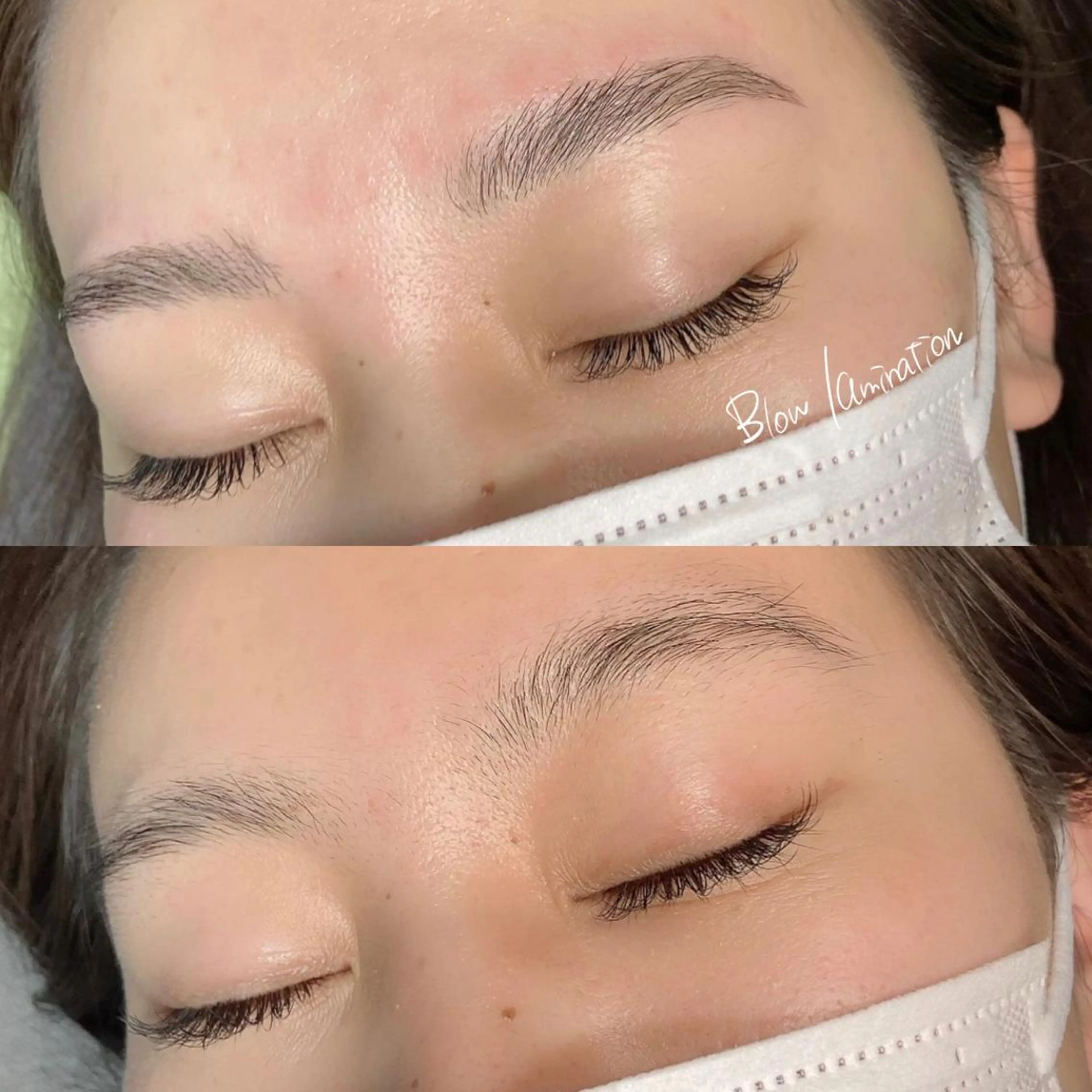 美眉スタイリング(パーマ＋wax)ブロウラミネーション/ハリウッドブロウリフトの写真