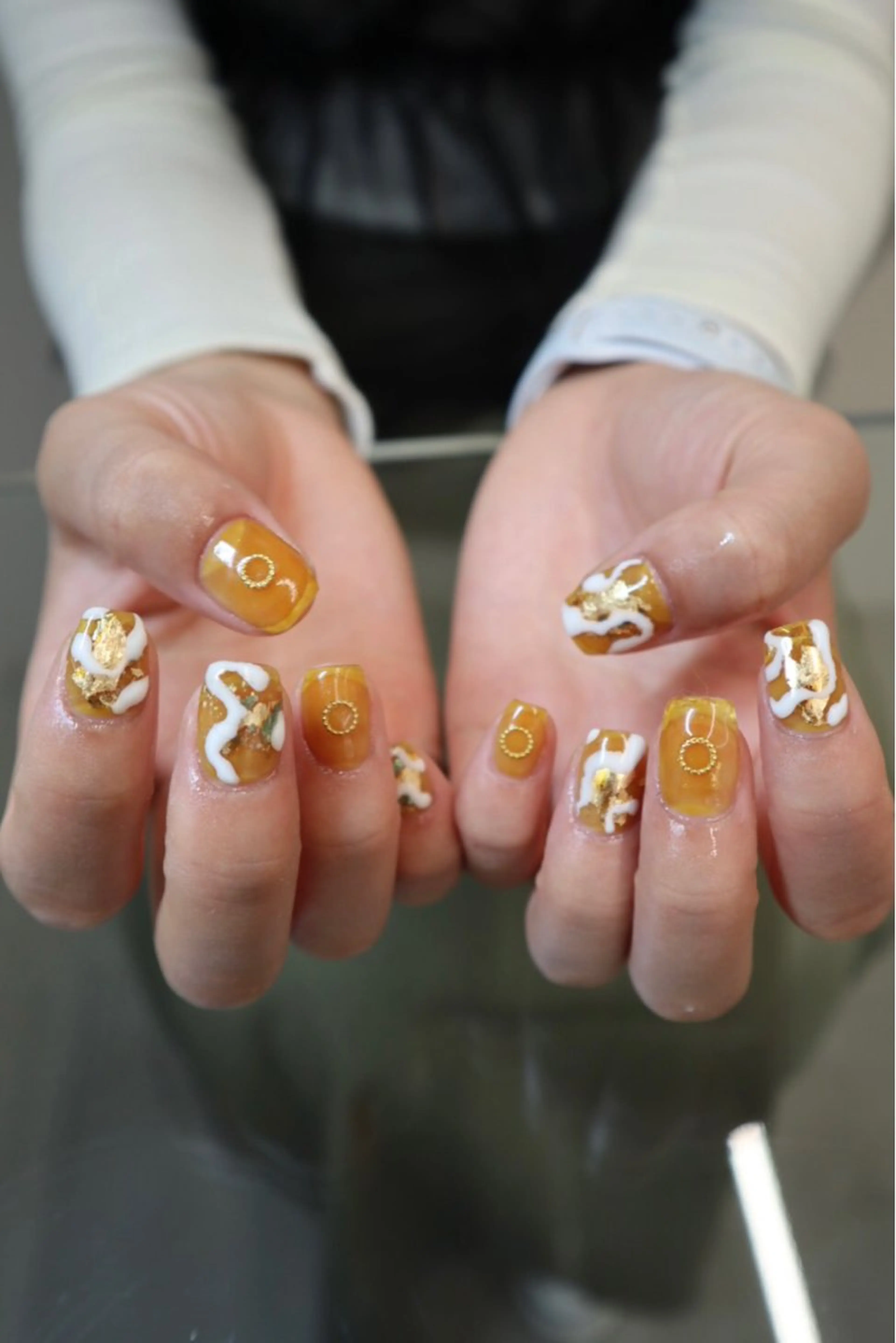 ネイル アートネイル カジュアル フレンチネイル ジェルネイル マットネイル ハンドネイル chika ／ nailのネイルデザイン