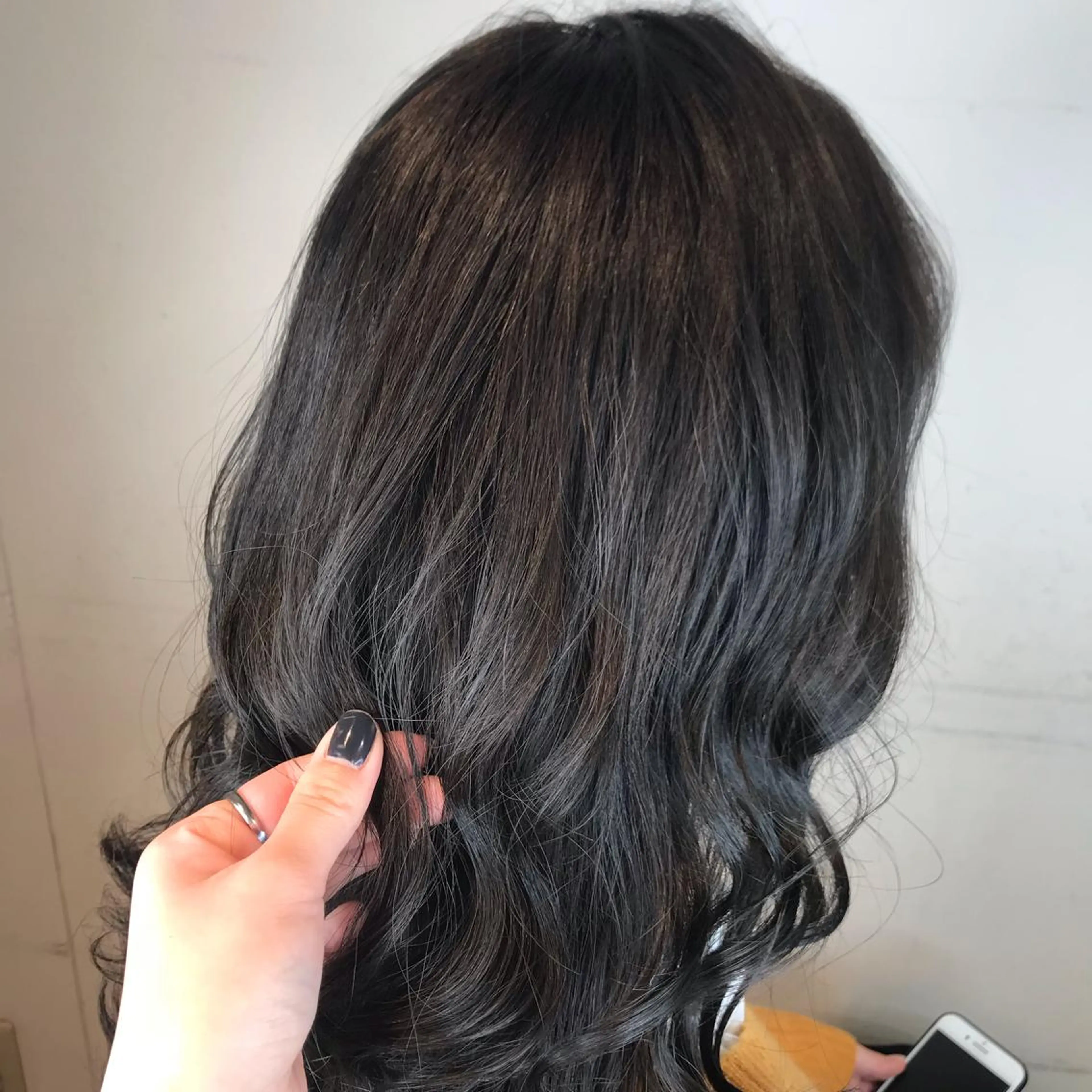 セミロング カラー knock【ノック】所属・烏丸韓国ヘア🇰🇷 ayaka🎀のヘアスタイル