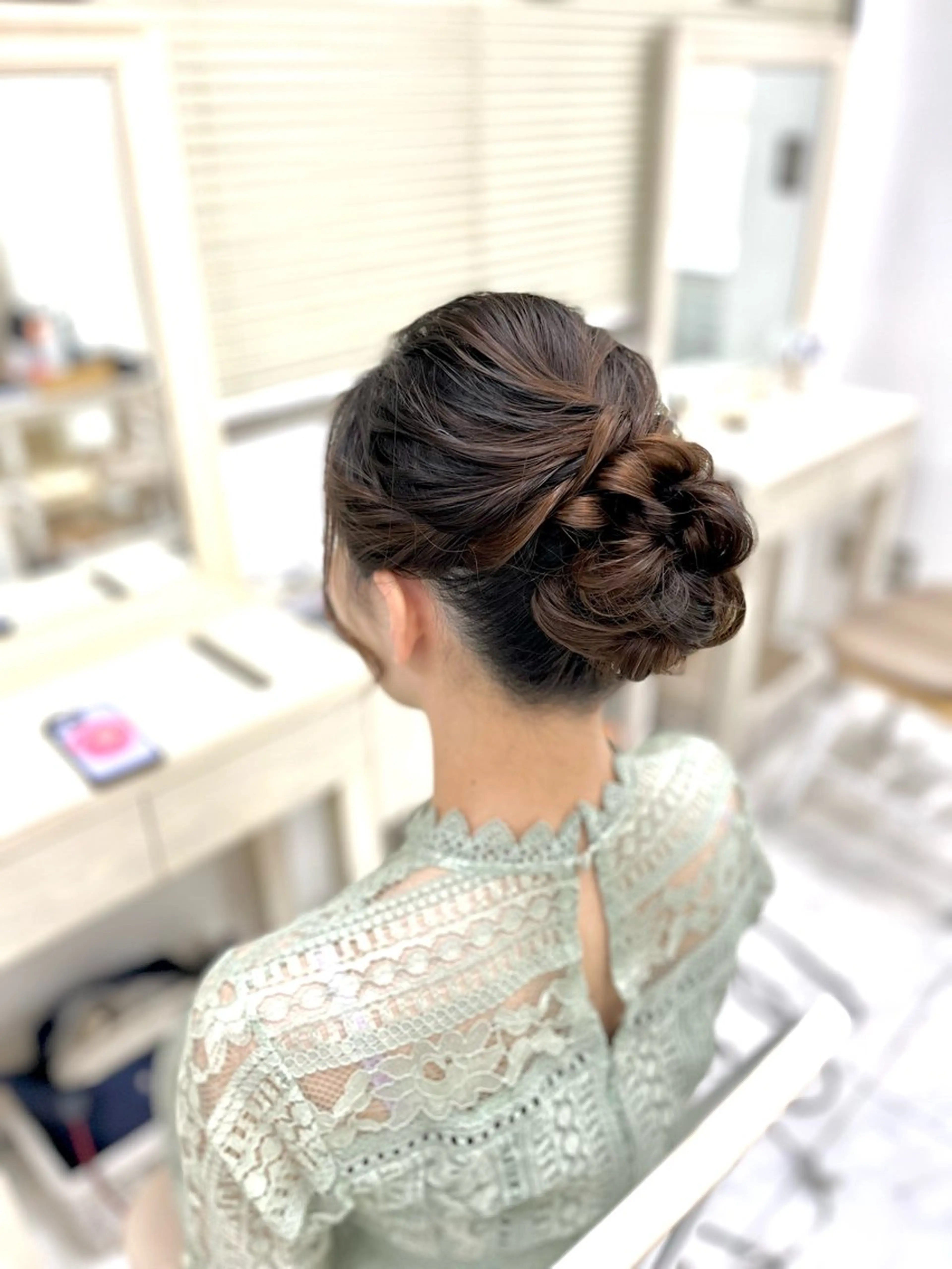 ヘアアレンジ 似合わせヘアメイク 💐オダギリチアキのヘアスタイル