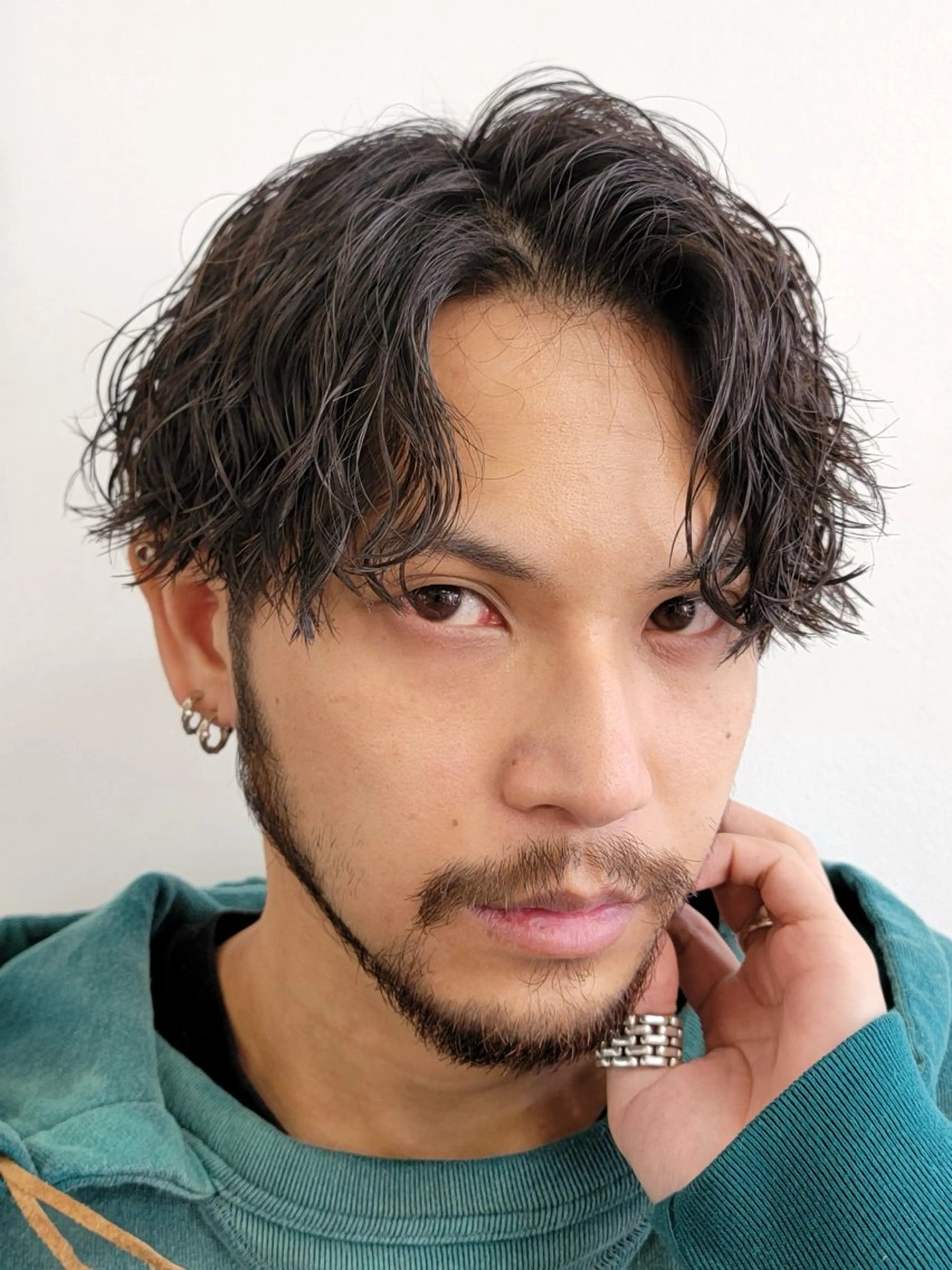 パーマ メンズ フェザーパーマ マッシュ メンズパーマ 学生（メンズ向け） メンズツイストパーマ fifth men's原宿所属・fifth/原宿/ シャドウパーマ/カズのヘアスタイル