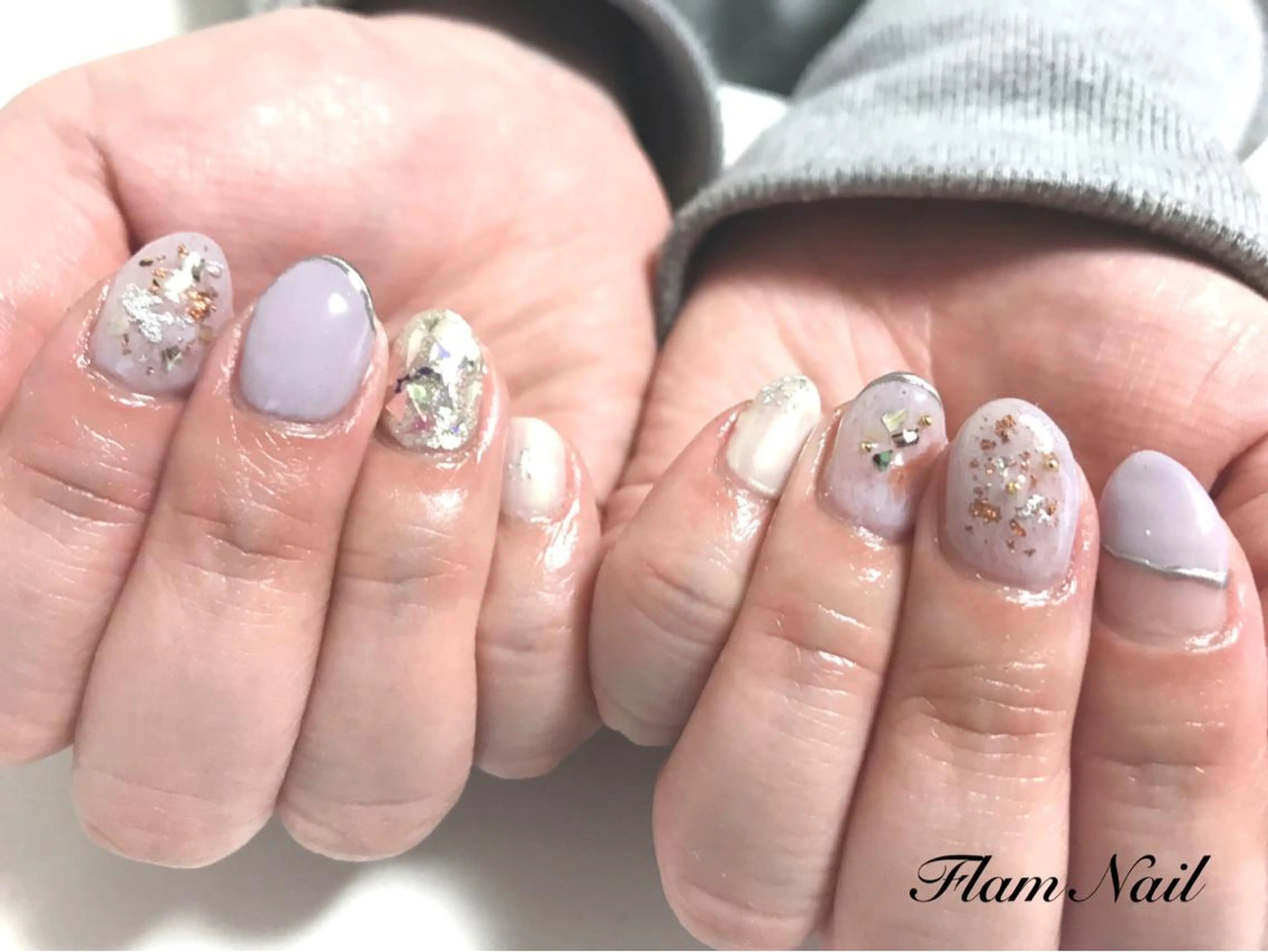 ネイル ニュアンスネイル Flam Nailのネイルデザイン