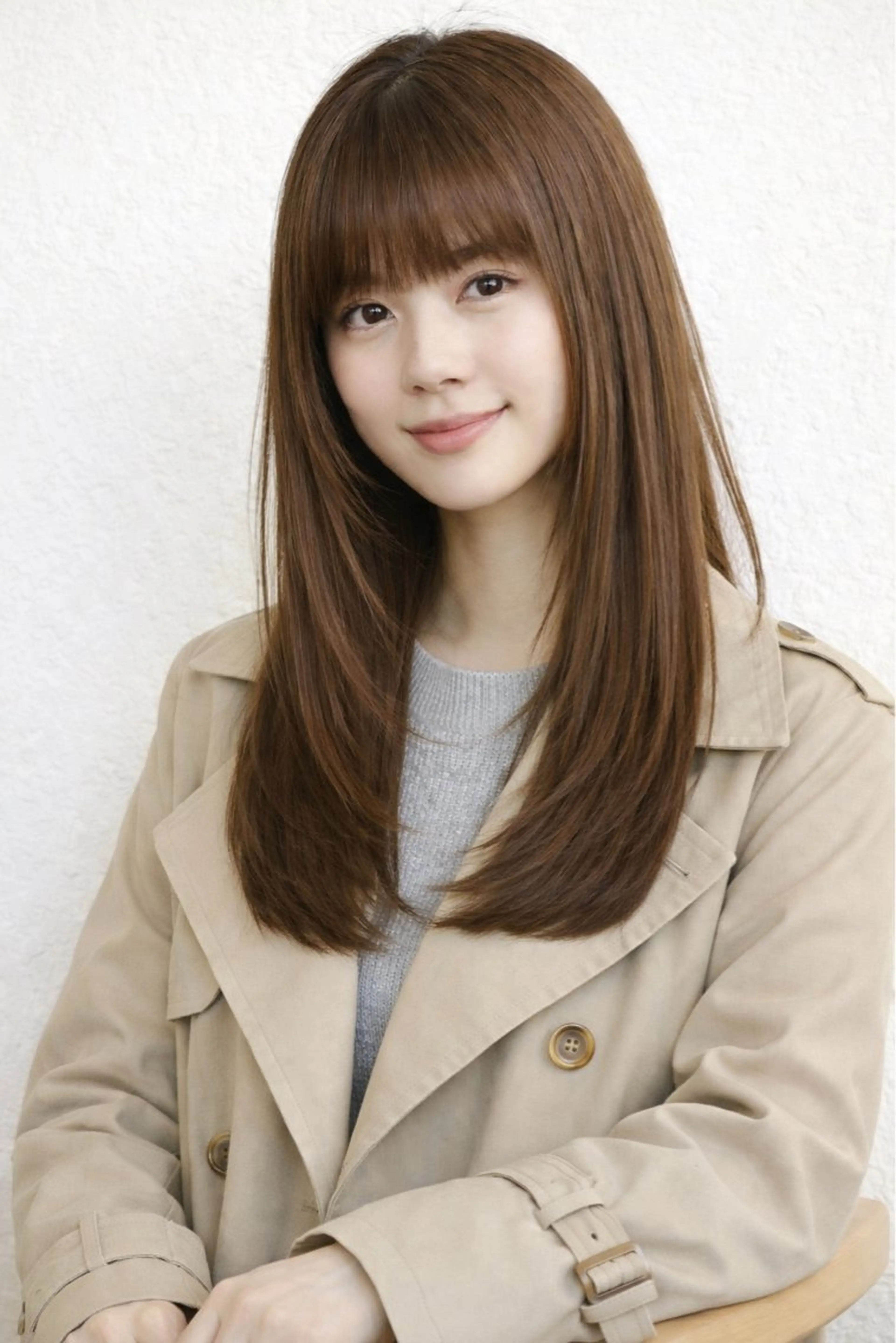 【韓国風】顔周りレイヤーカット(ロング)✂️の写真