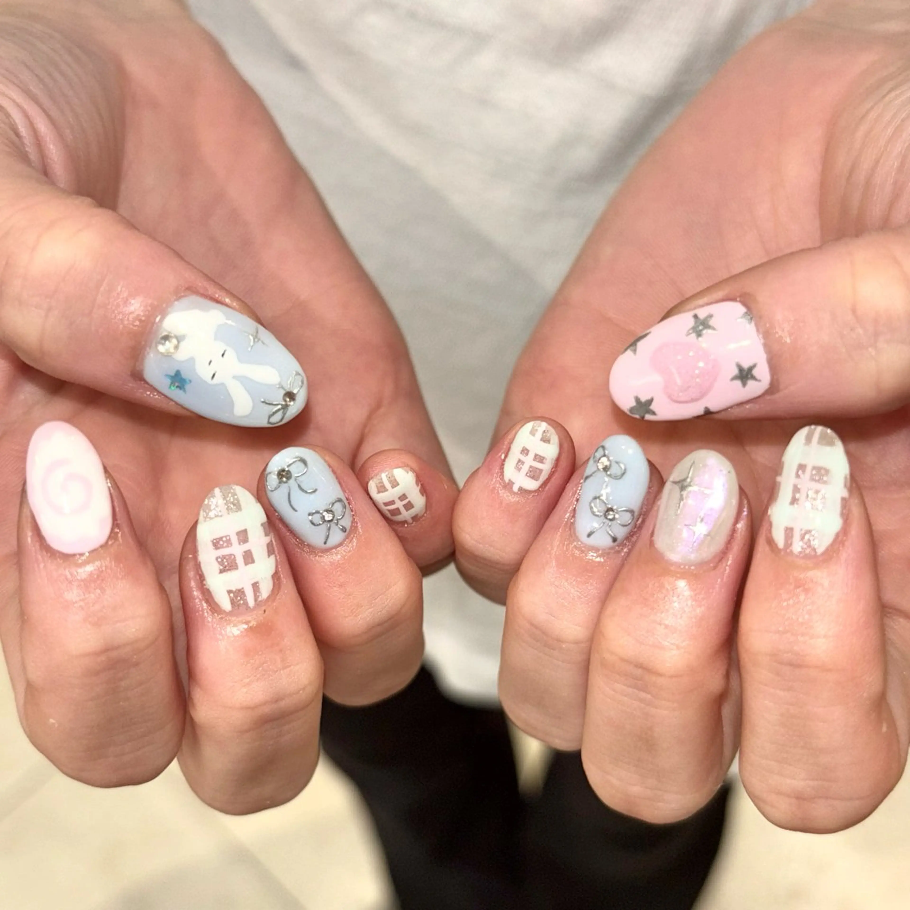 ネイル 韓国ネイル ハンドネイル Kureha/ネイル トレンドヘアのヘアスタイル