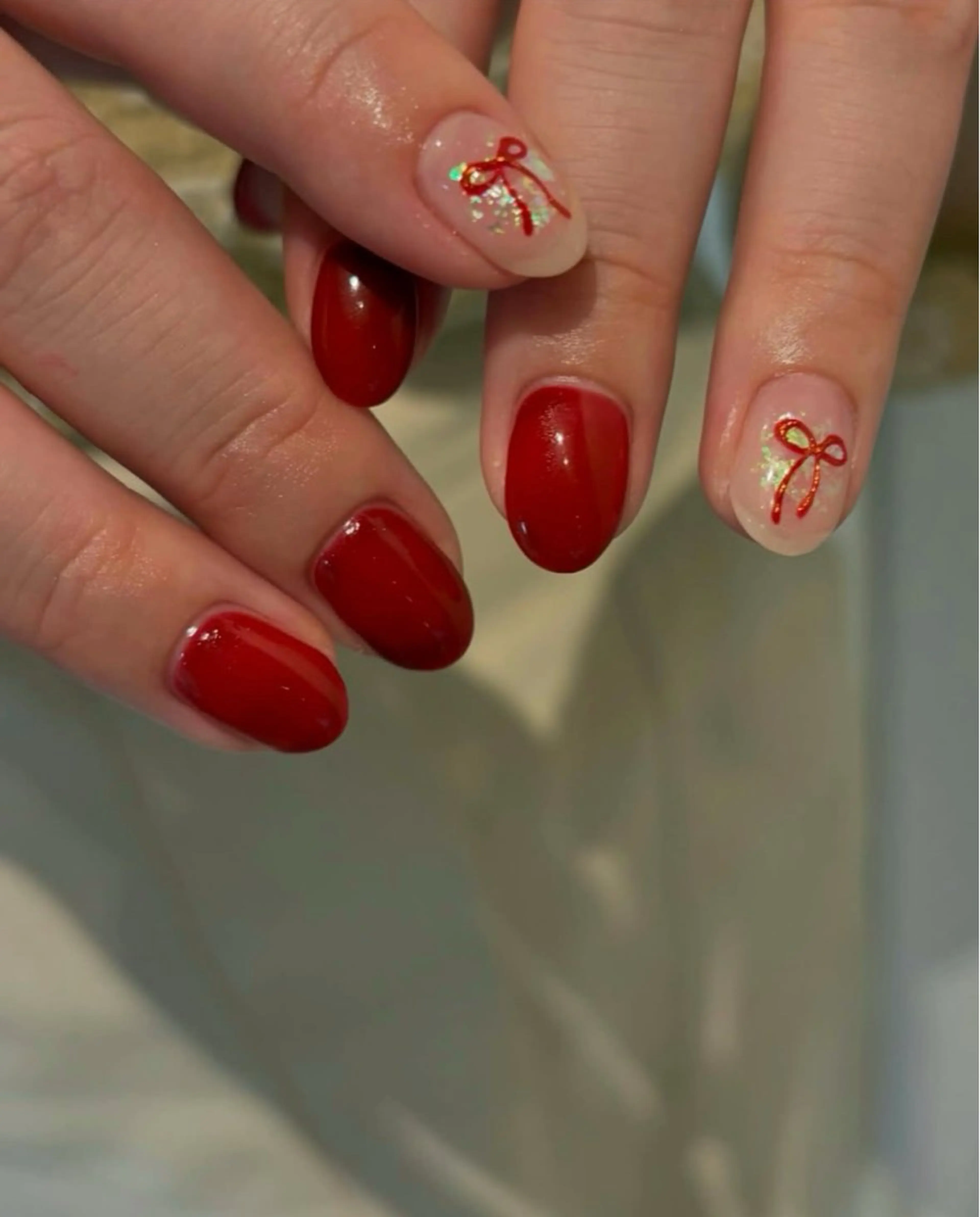 ネイル リボン FIORITURA Maikoのネイルデザイン