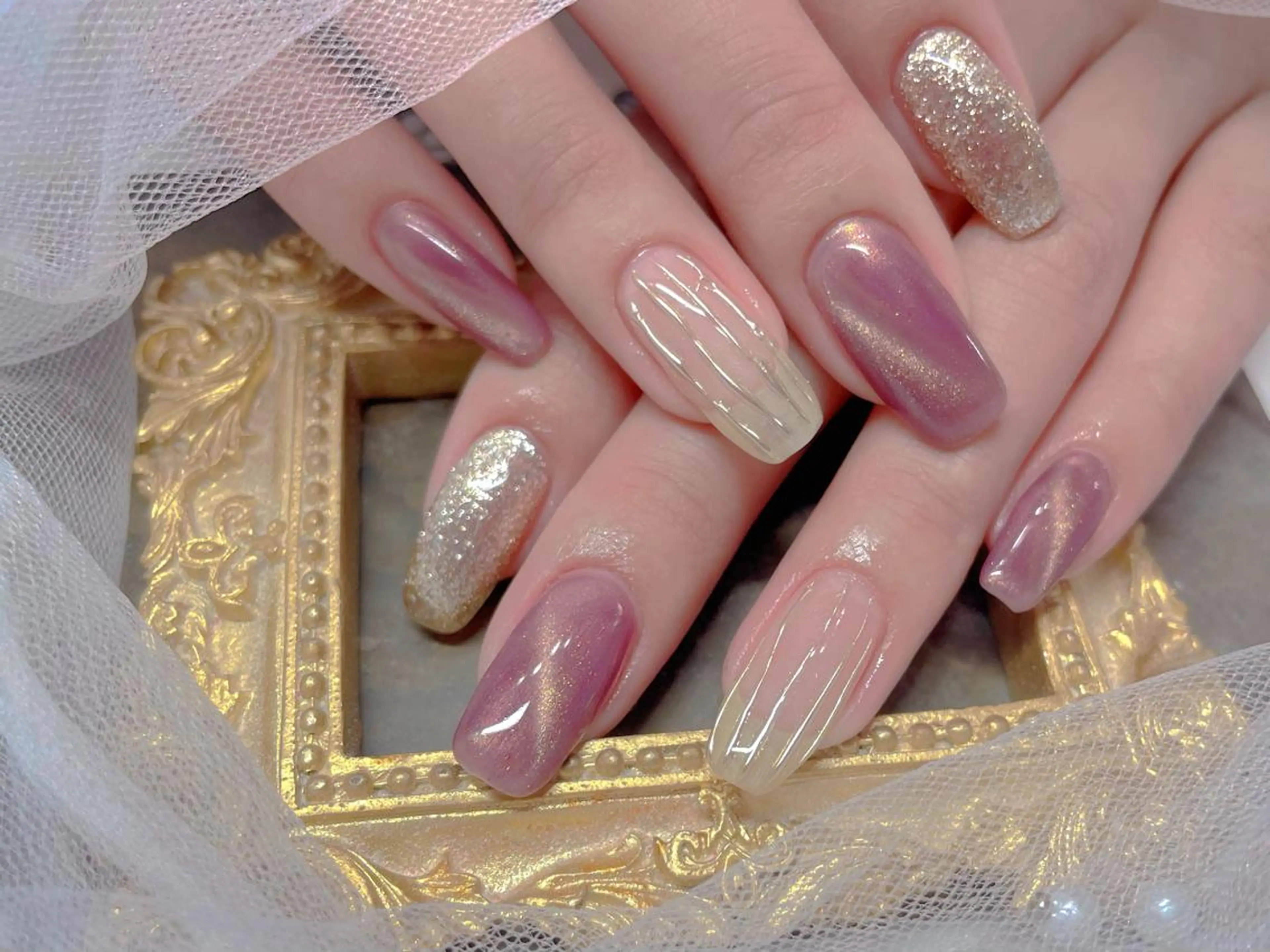 ネイル ハンドネイル マジックミラー所属・マジック ミラーのネイルデザイン