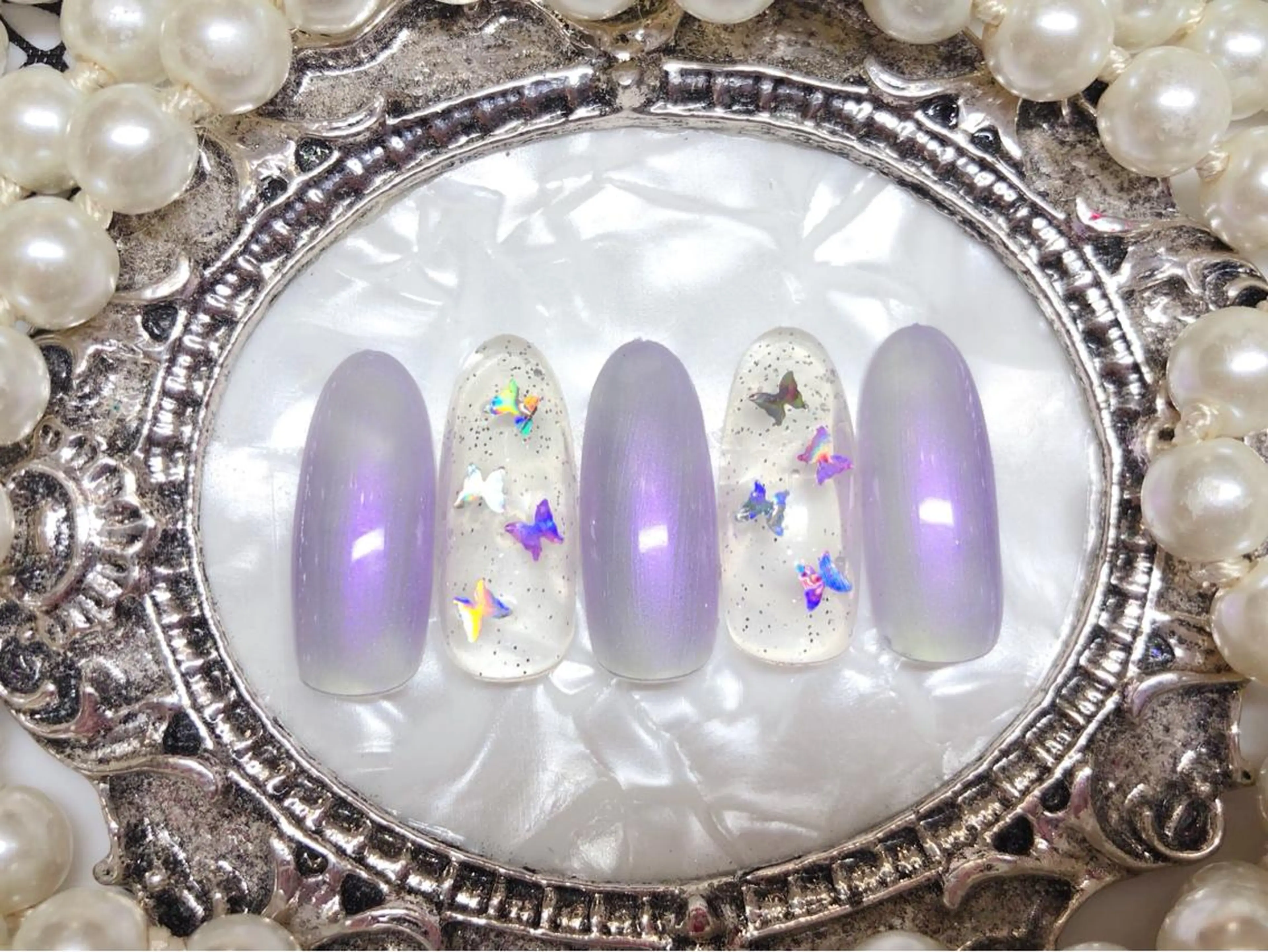 ネイル ハンドネイル マジックミラー所属・マジック ミラーのネイルデザイン