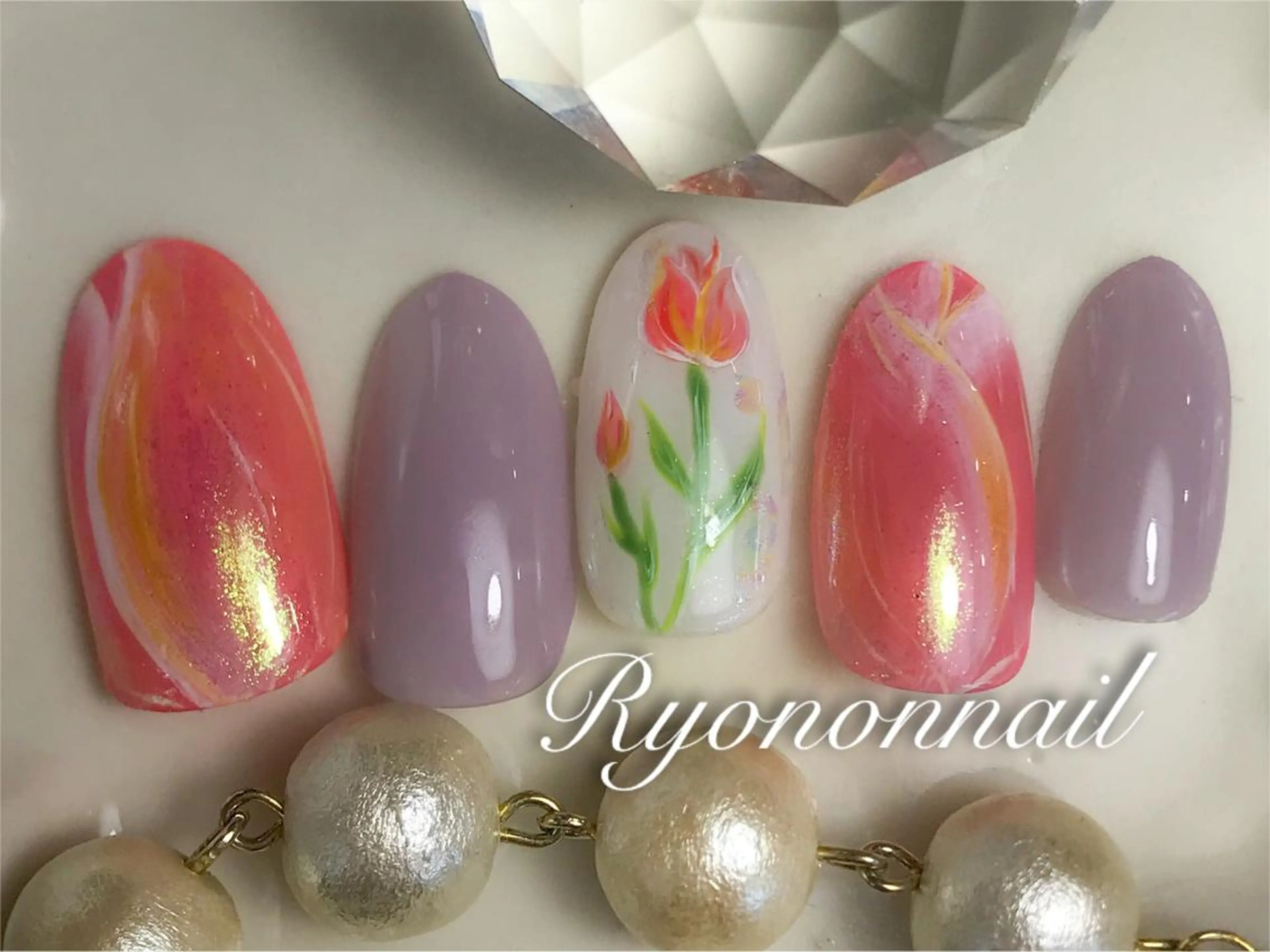 ネイル Ryononnail(リョノンネイル)所属・Ryononnail 上谷典子のネイルデザイン