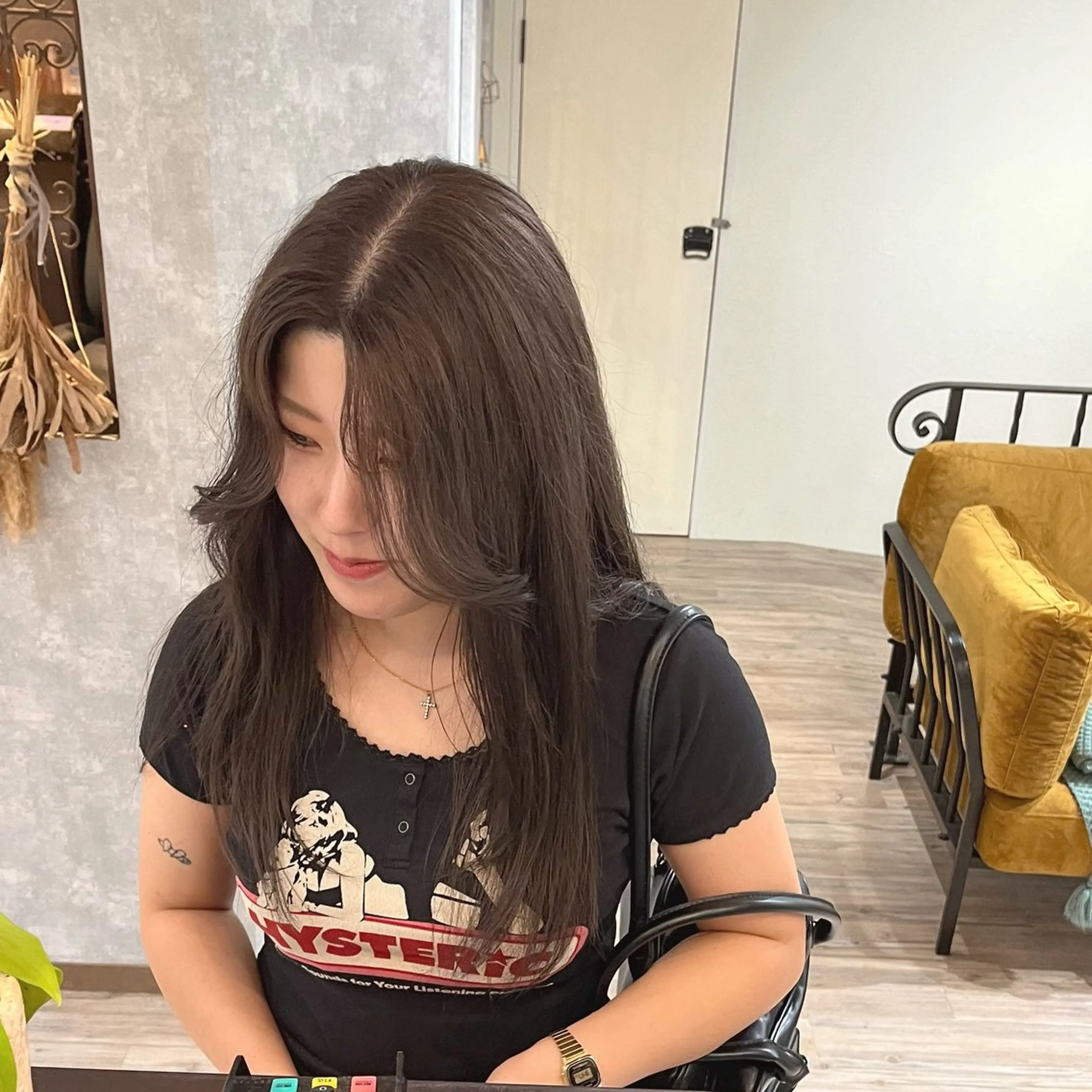 カラー ブリーチ ヘアカラー Ly a jitto所属・〚Lyajitto〛 💗Soraのヘアスタイル