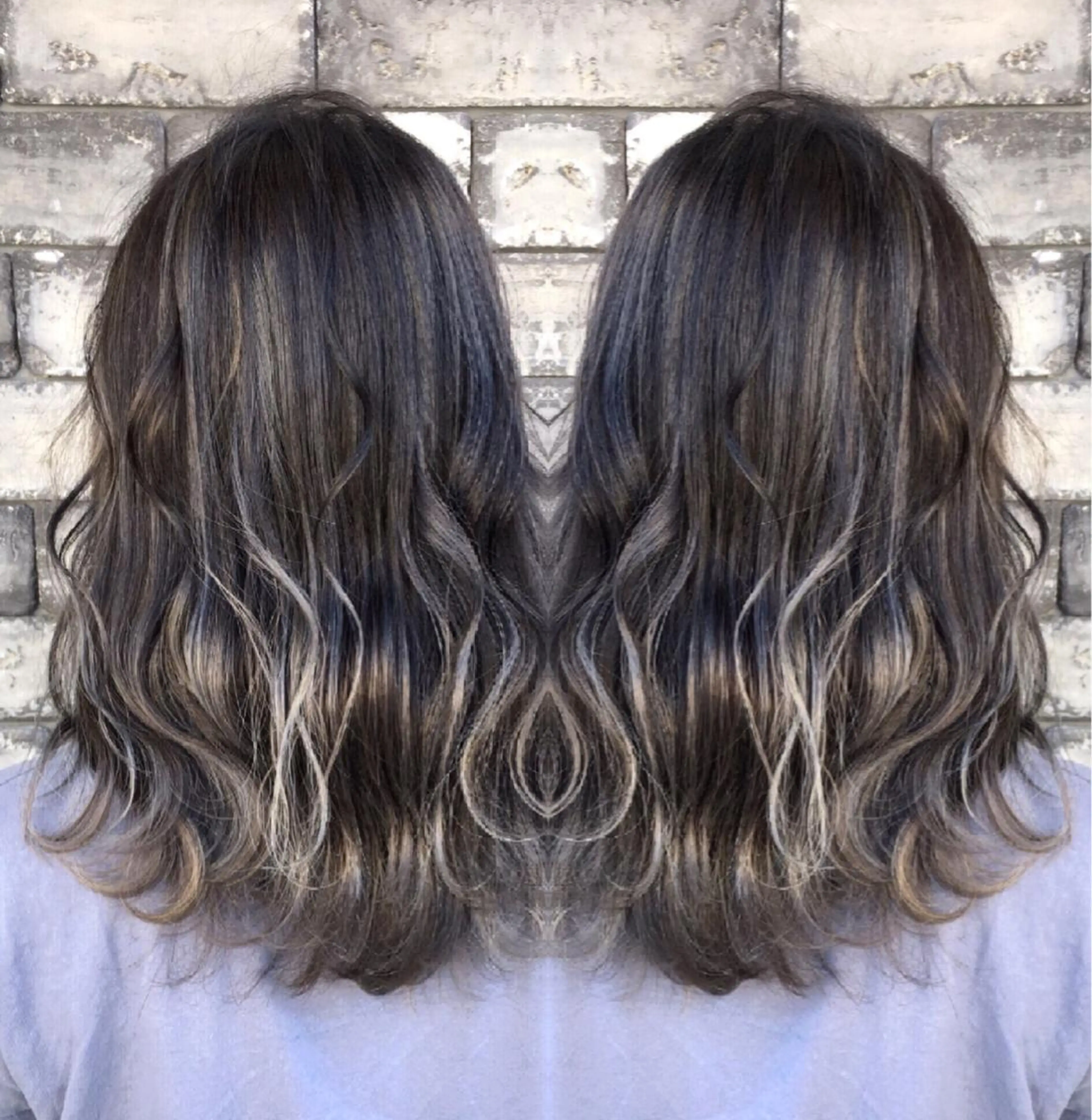 セミロング 3Dハイライト 外国人風カラー ハイライト ヘアカラー トリートメント ヘアセット ❤️千葉県代表❤️ 店長❤️柿本翔一朗のヘアスタイル