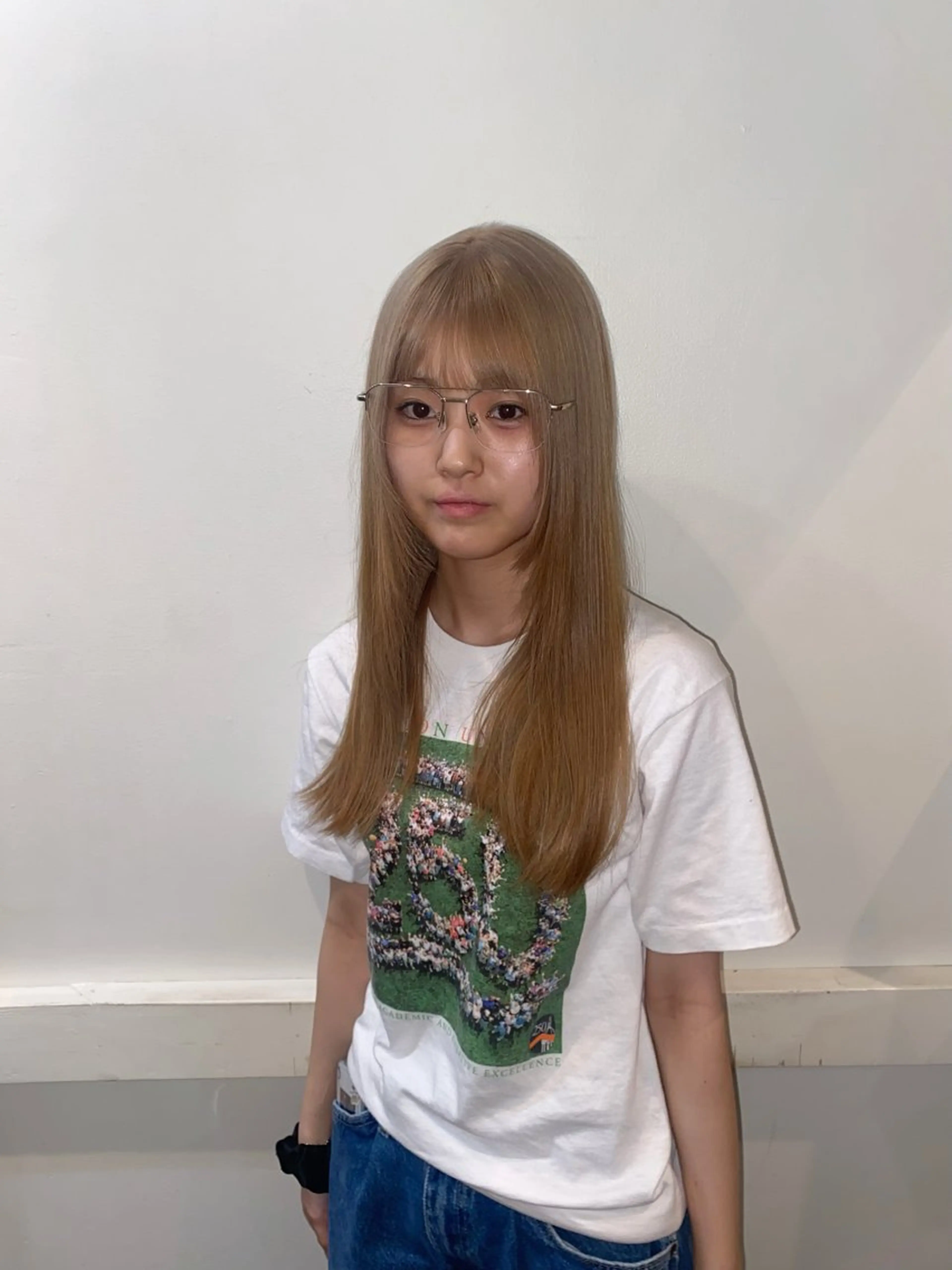 ロング カラー トリートメント ヘアカラー ソノダ リコのヘアスタイル