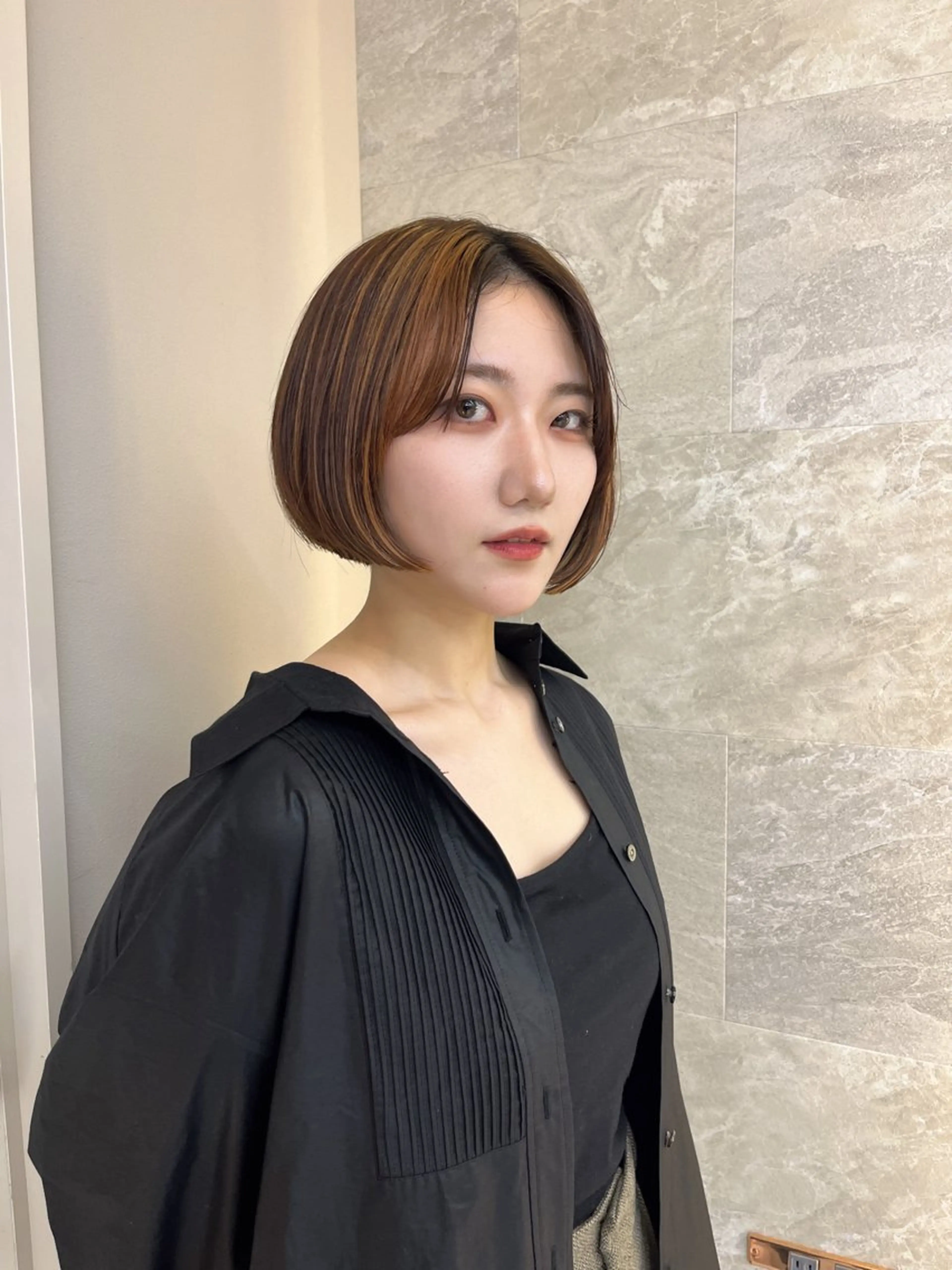 ショート カラー 池袋/似合わせ/縮毛 髪質改善【ugen】のヘアスタイル