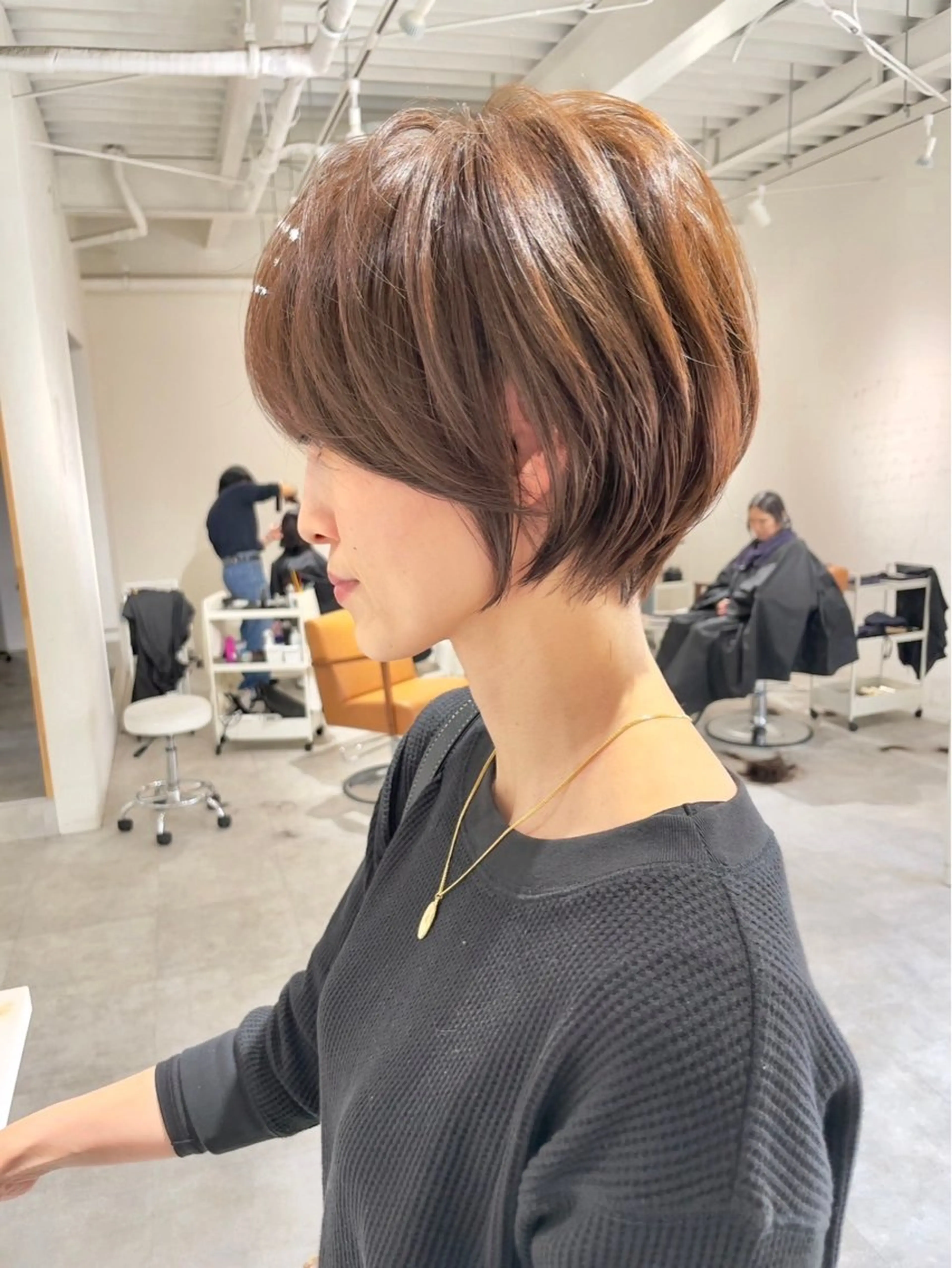 ショート ユイ 別府ですのヘアスタイル
