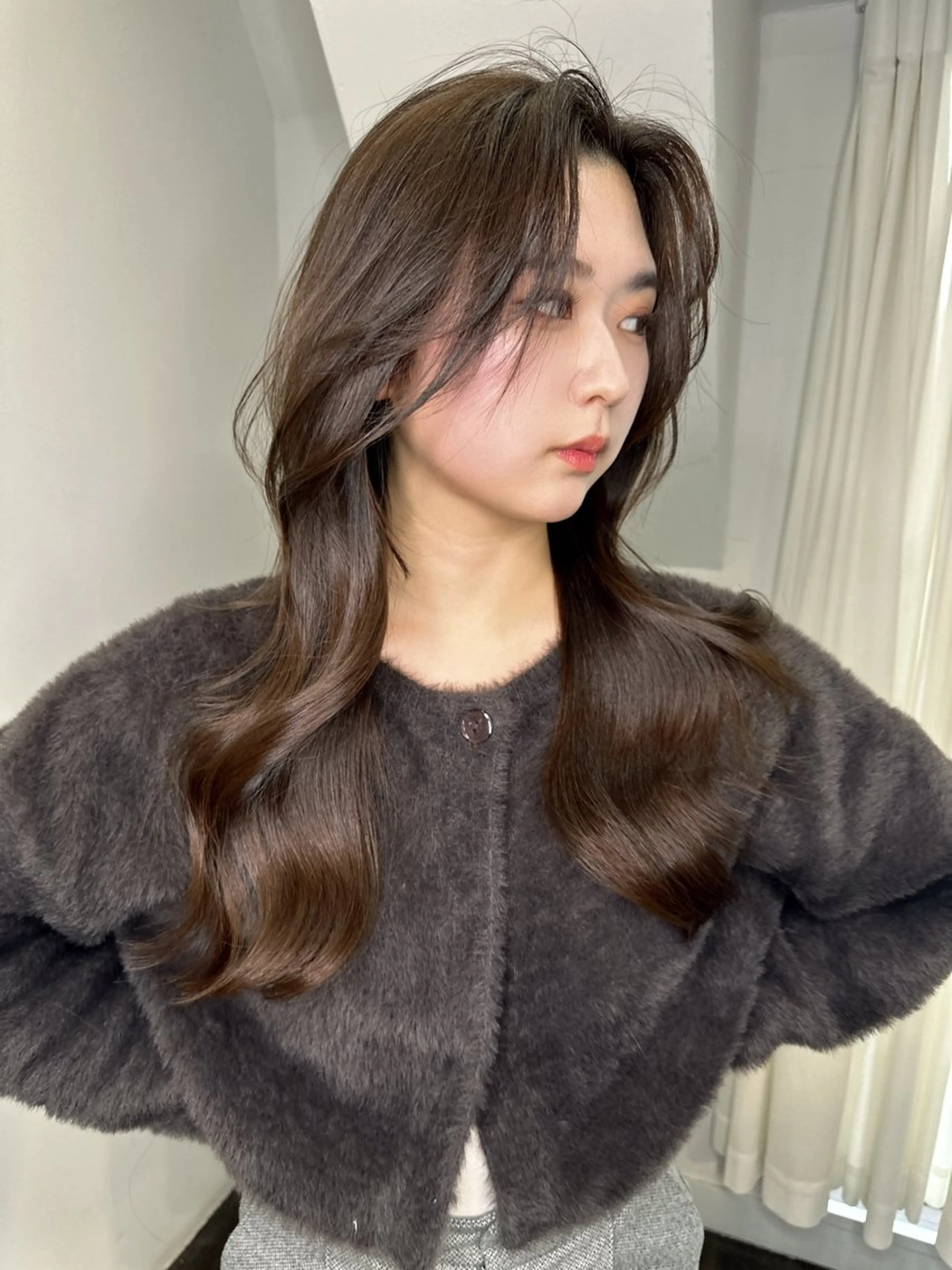 ロング カラー カット ヘアカラー トリートメント ワンホンヘア ケラチン/Kaitoのヘアスタイル