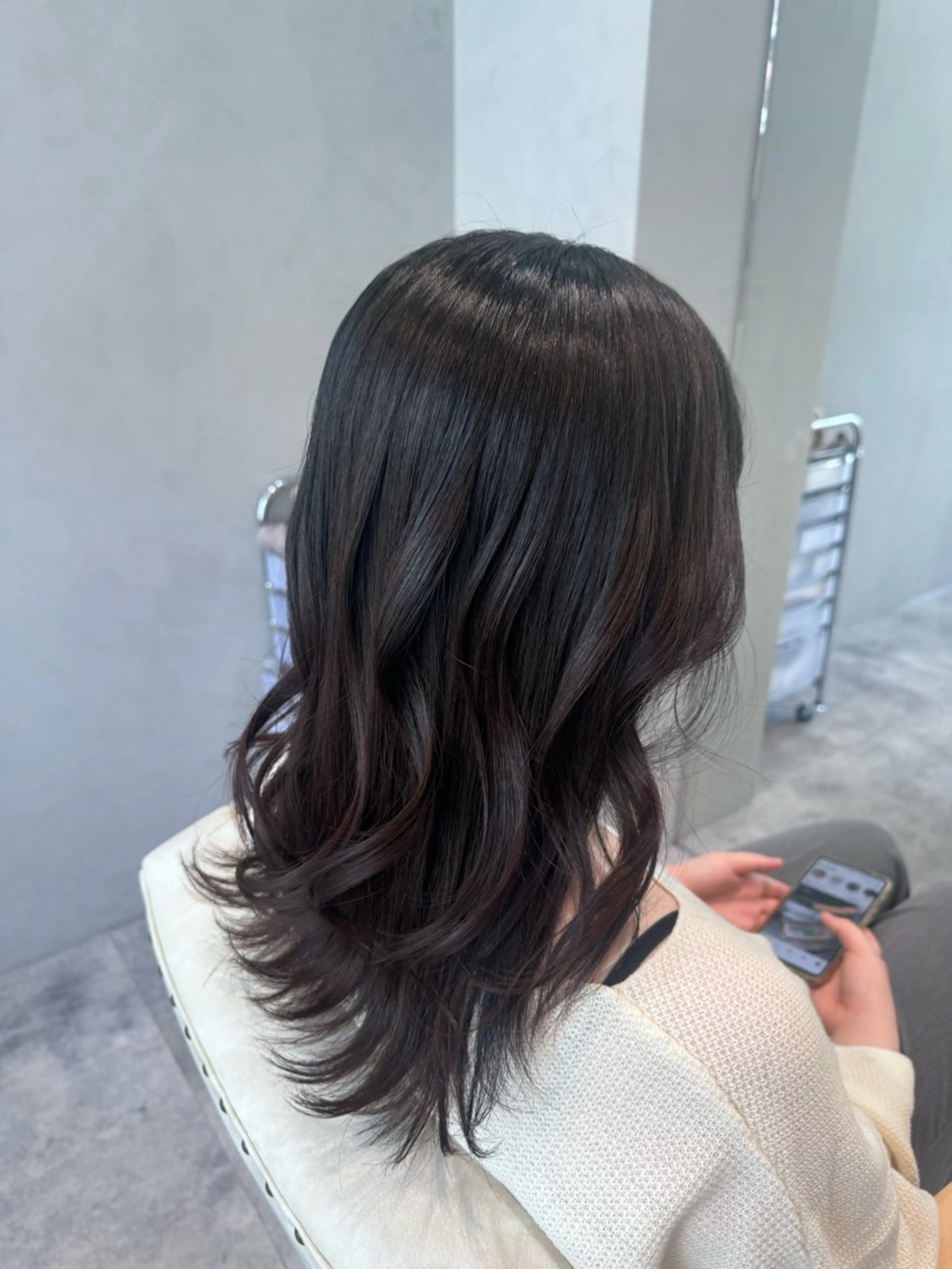 セミロング カラー olelo所属・☁️olelo国立 ☁️Minoriのヘアスタイル