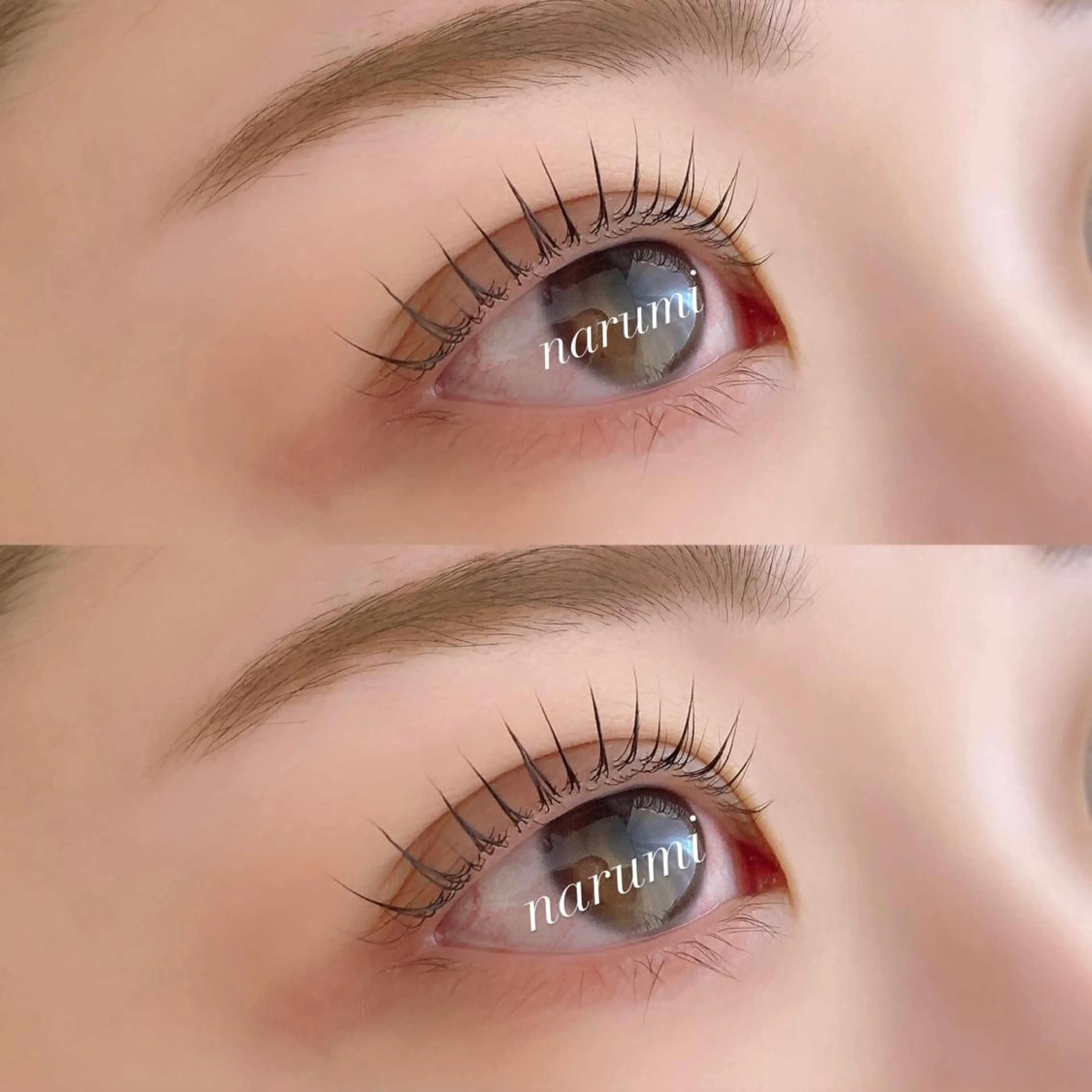 マツエク・マツパ パリジェンヌラッシュリフト アトリエハーロウ なるみのマツエク・マツパデザイン