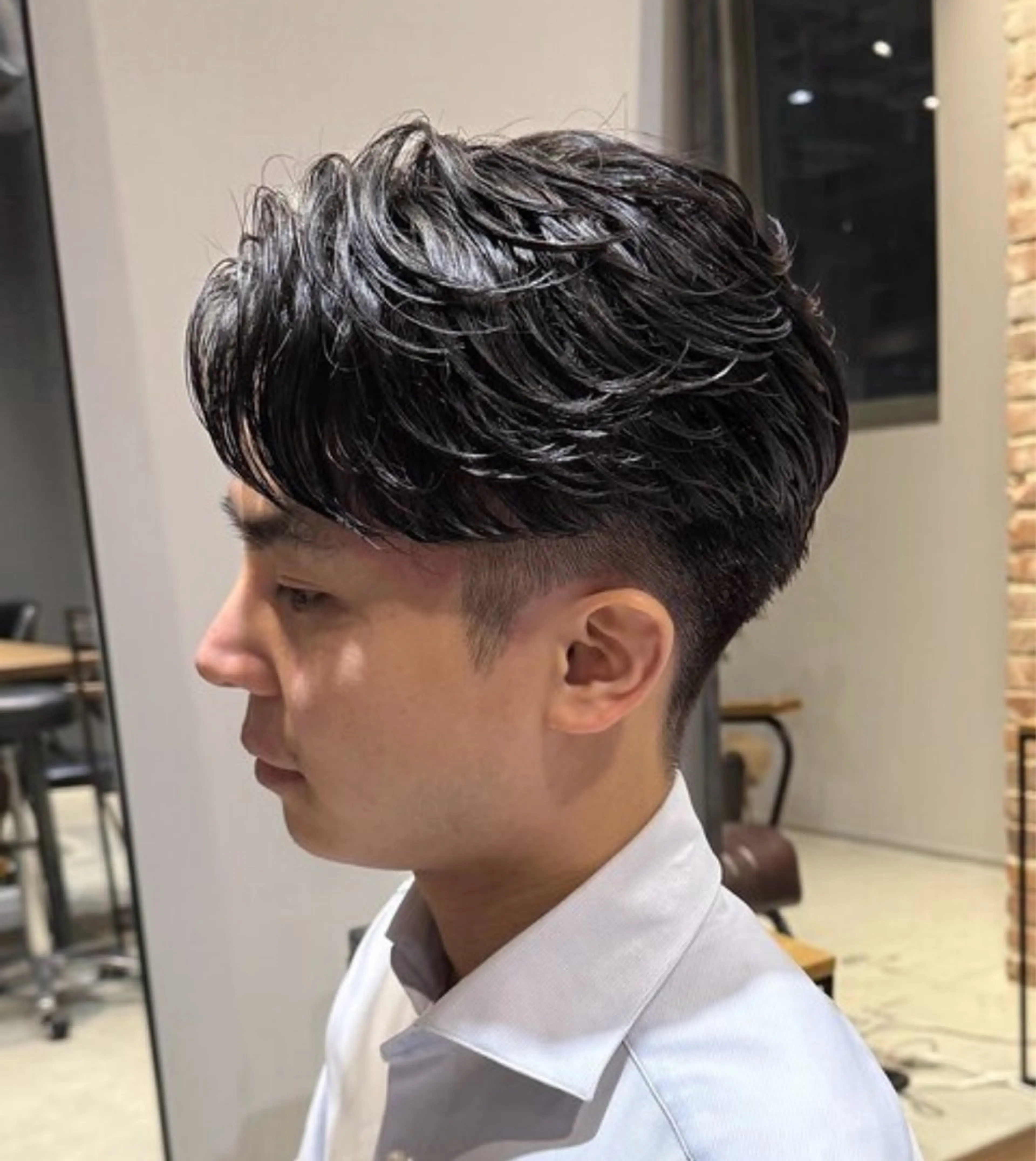 パーマ メンズ カット パーマ トリートメント ヘッドスパ 【メンズ特化】/ パーマ/名駅/Jinのヘアスタイル