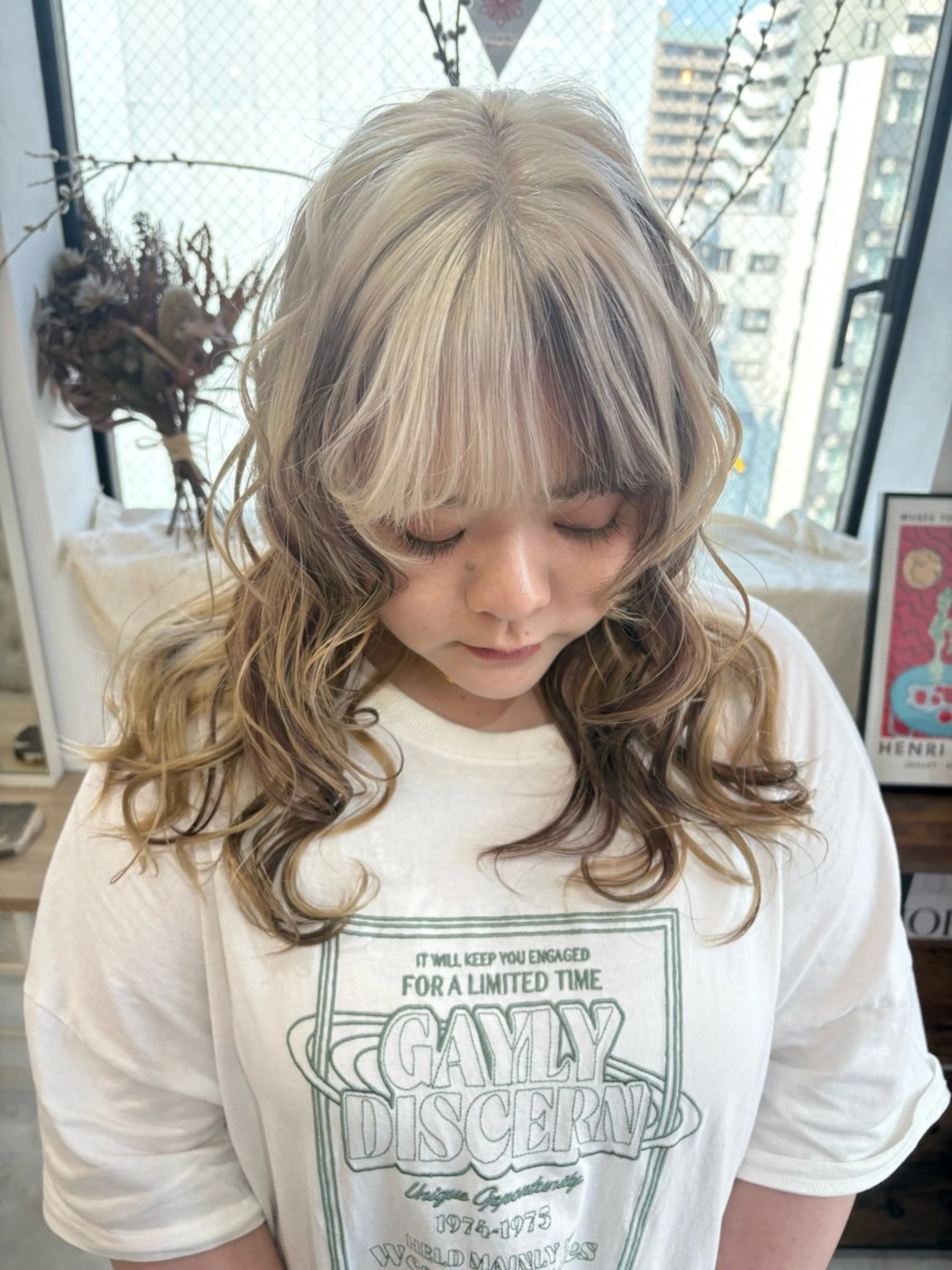 ロング カット ヘアカラー トリートメント ヘアセット 𝐠𝐢𝐫𝐥𝐲 𝐦𝐨𝐝𝐞🖤のヘアスタイル