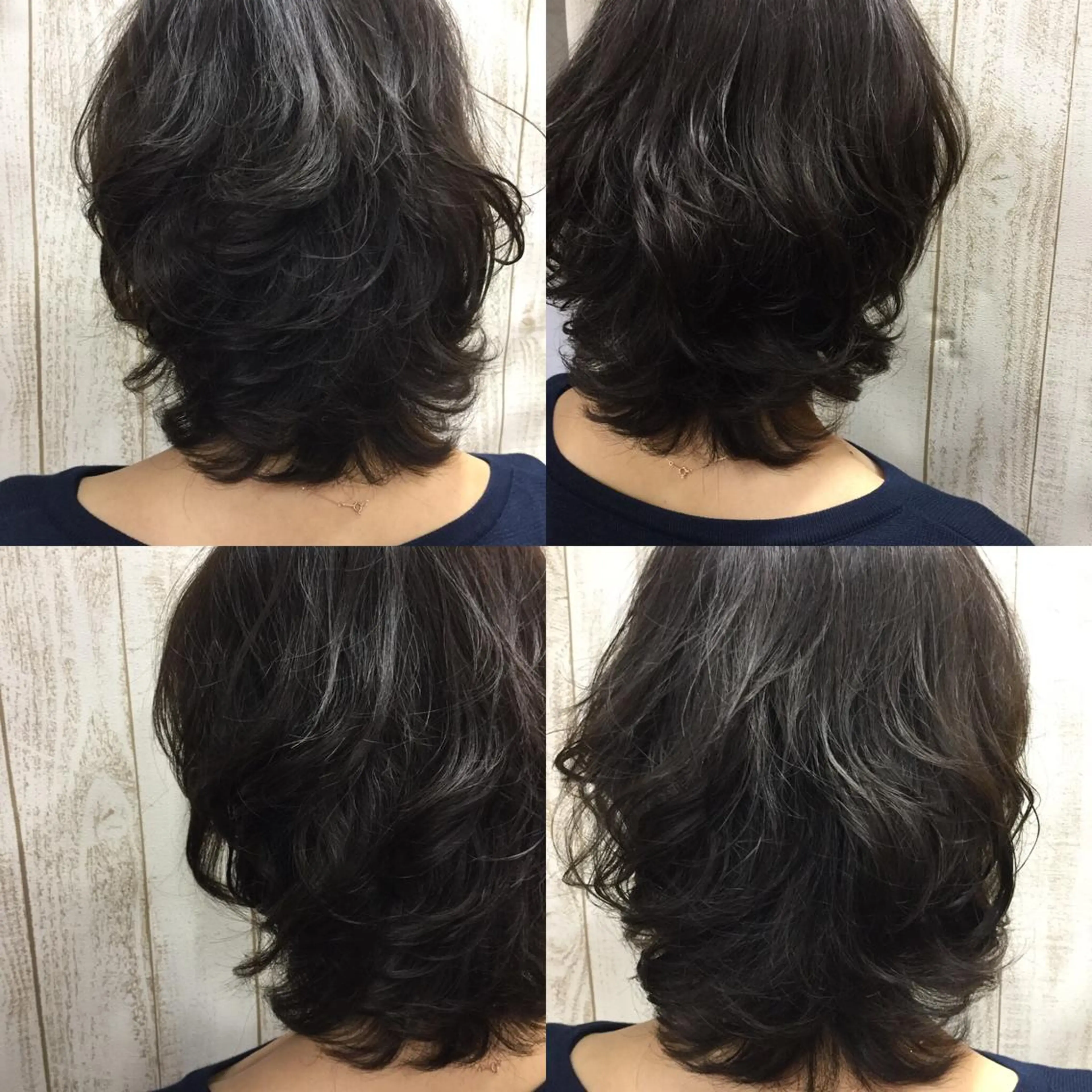 ショート カラー パーマ アッシュ イルミナカラー 後藤 健史のヘアスタイル