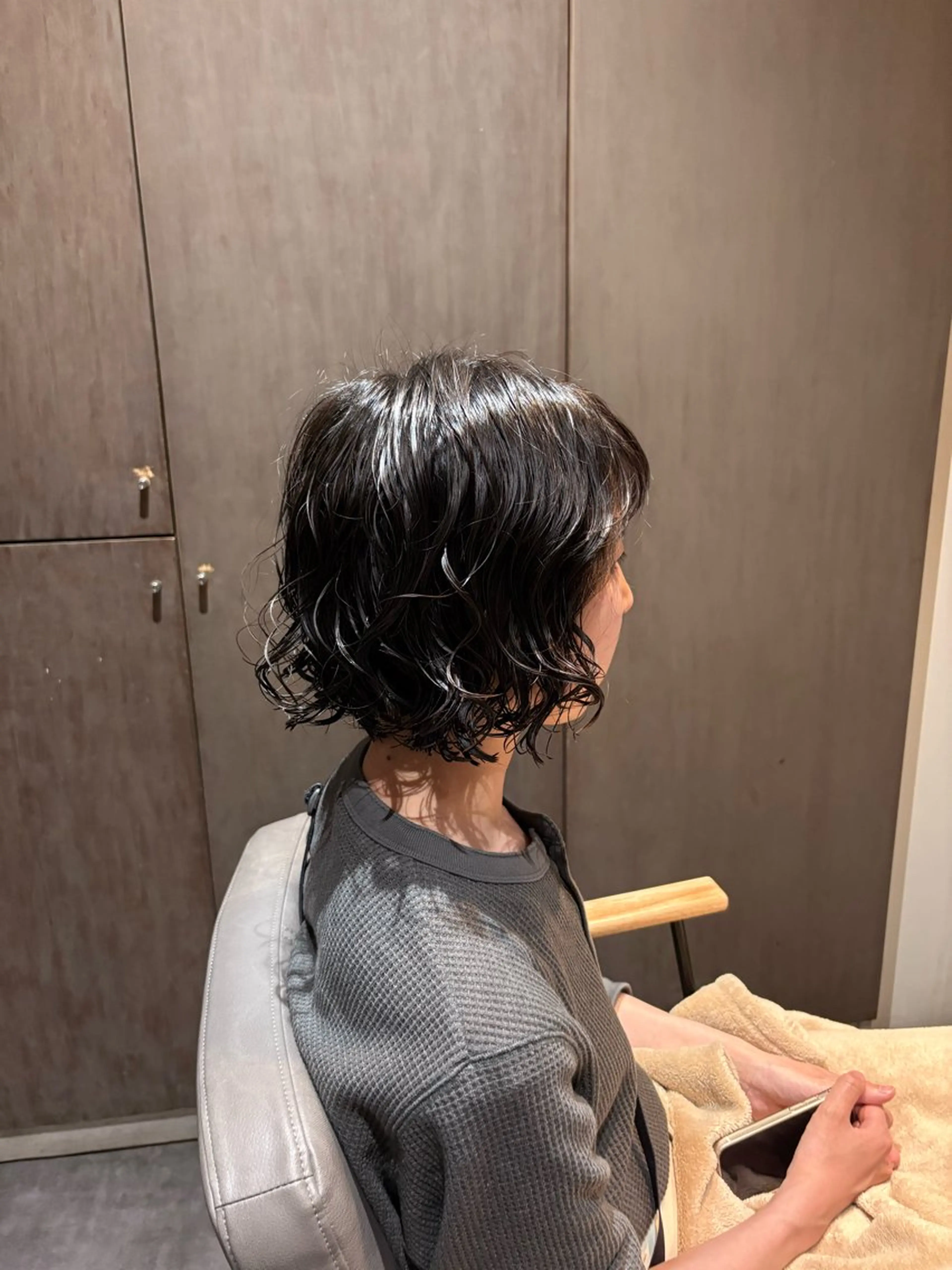 パーマ 柴田 胡桃のヘアスタイル