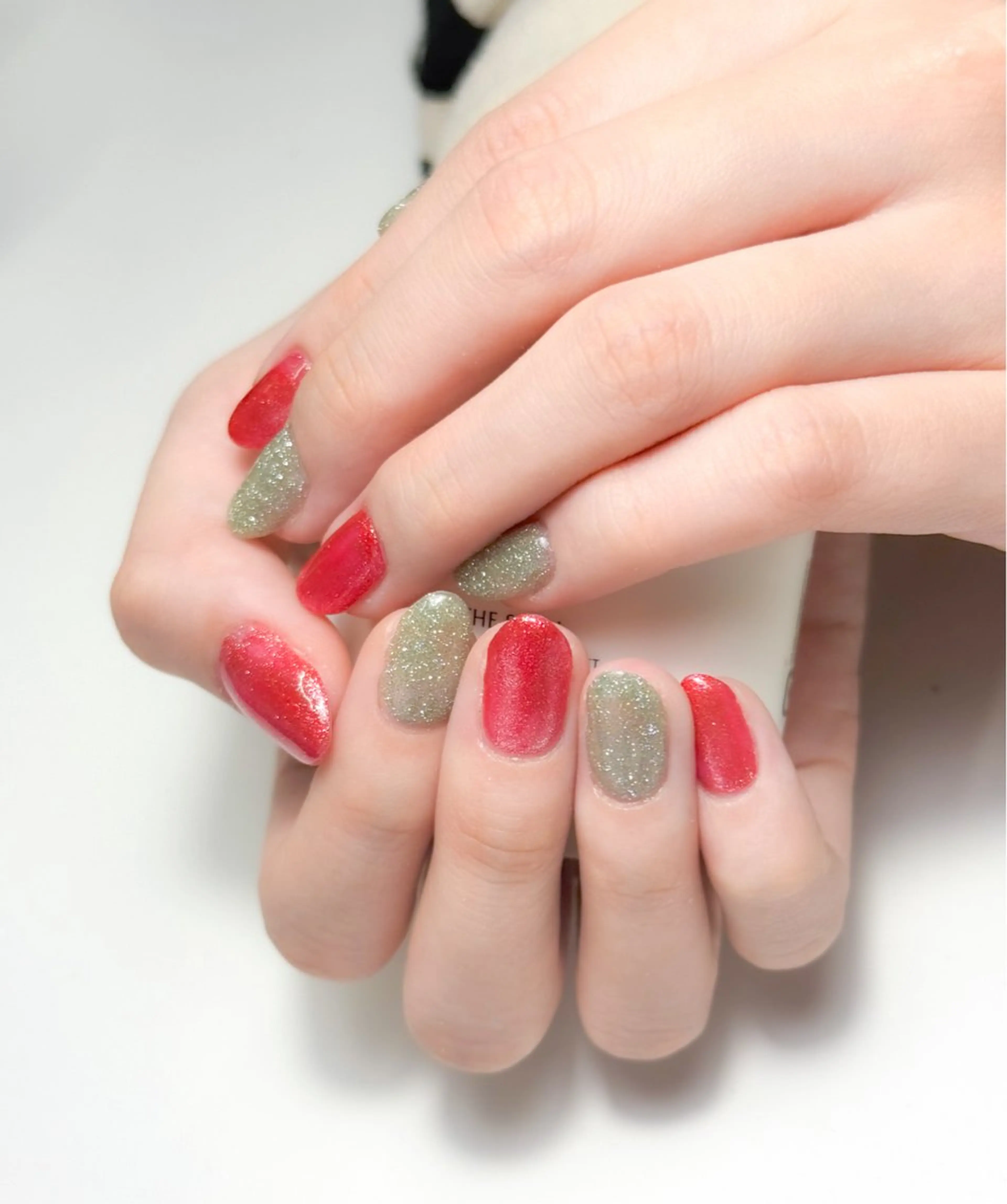 ネイル 冬ネイル クリスマス サロン リムネイルのネイルデザイン