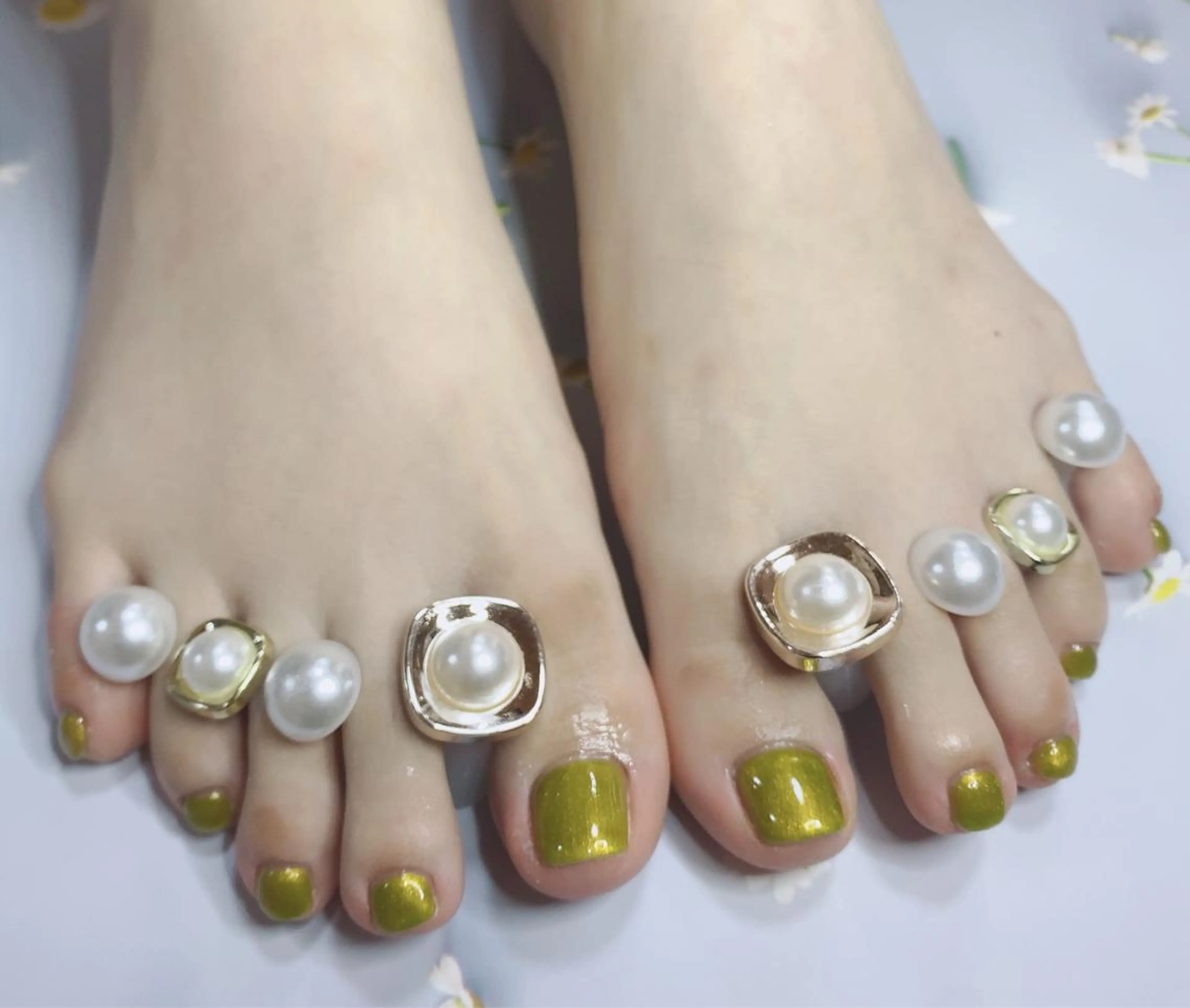 フットワンカラーコース🌸フットバスドライケア込み🌟の写真