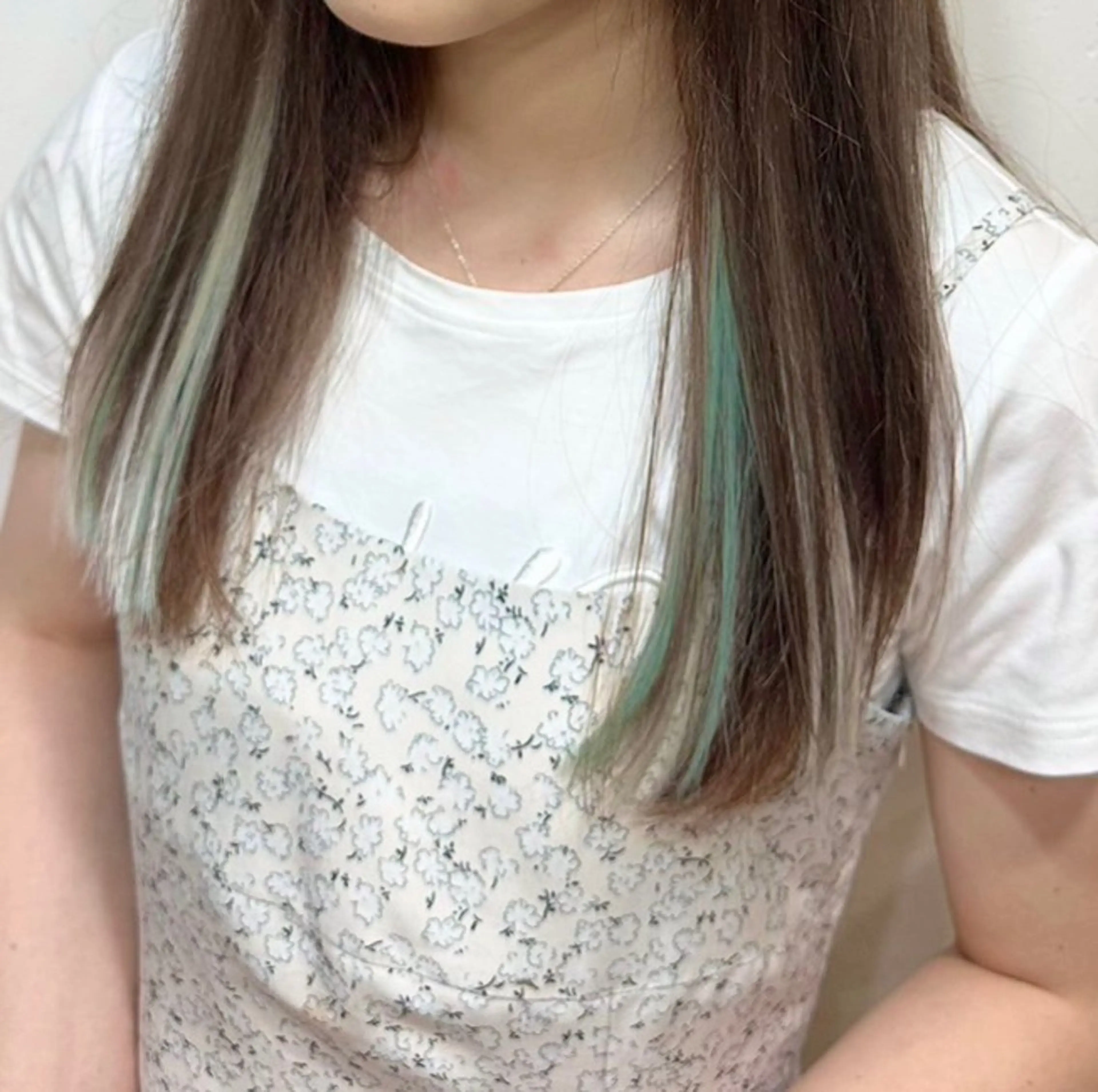 韓国レイヤー 暖色カラー/さくらのヘアスタイル