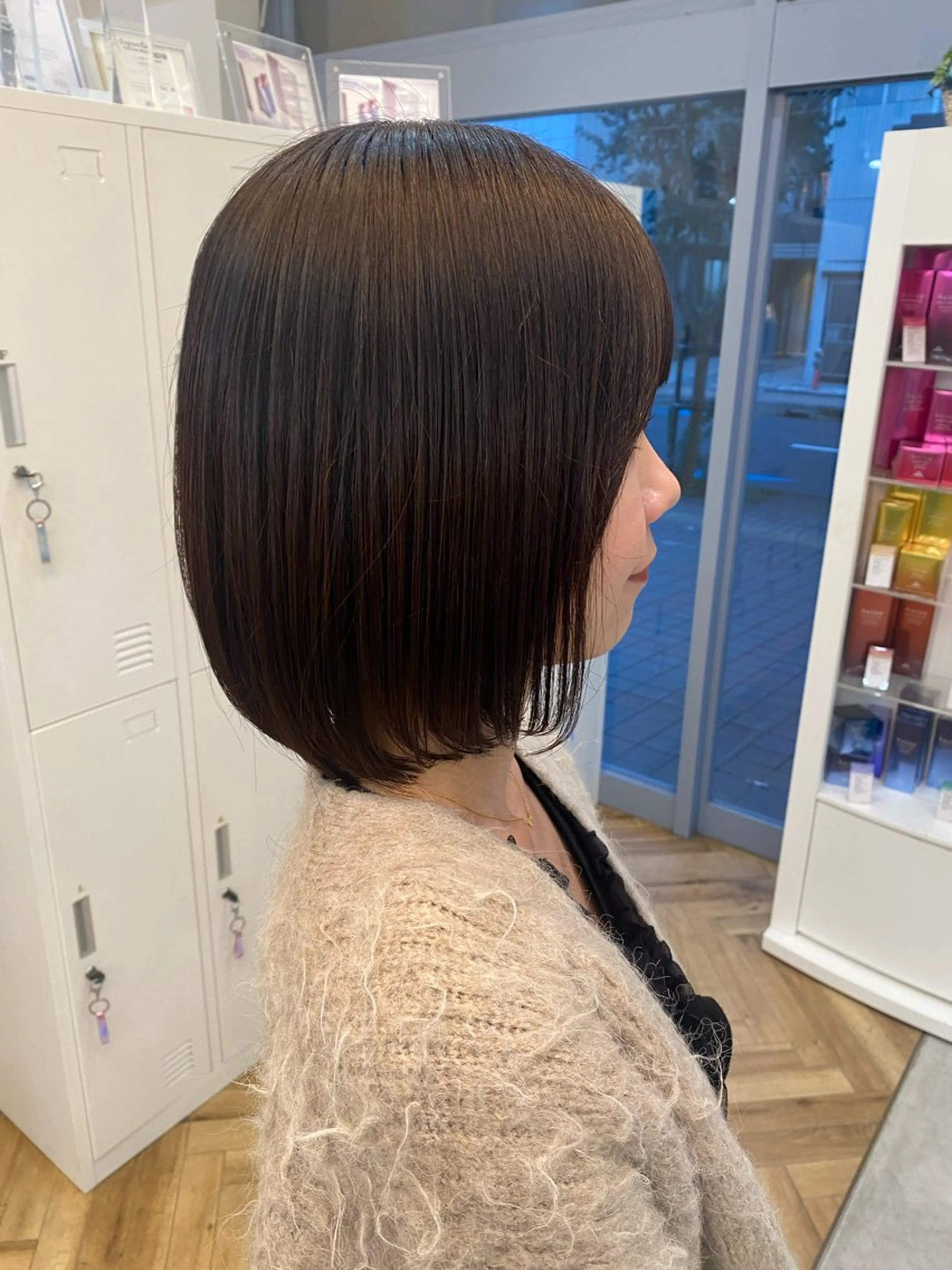 ミディアム ボブ ROMMY.所属・ナギサ/本厚木/ ボブ/ミディアム🤍のヘアスタイル