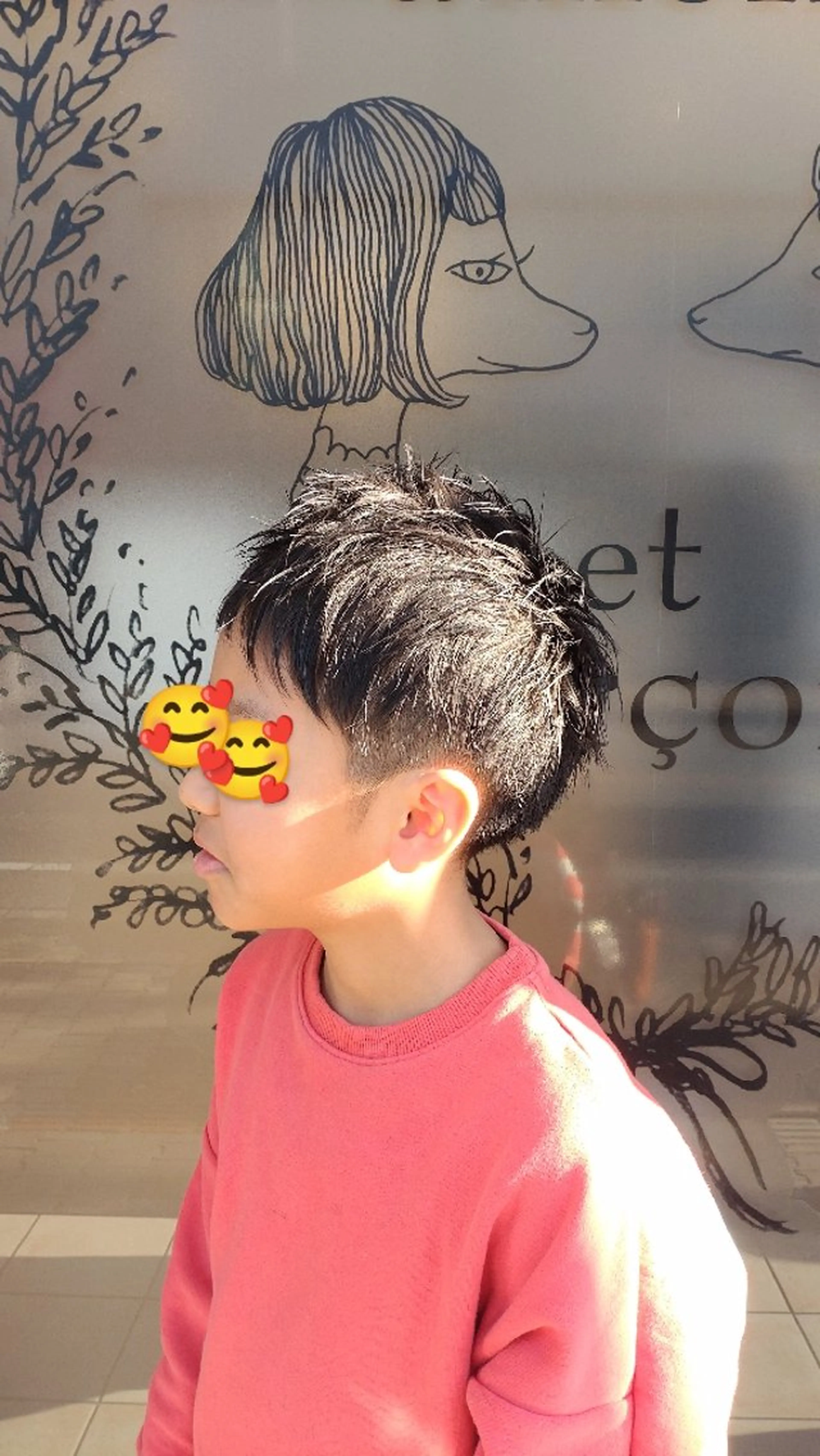 キッズ ショート 大槻 百合子のヘアスタイル