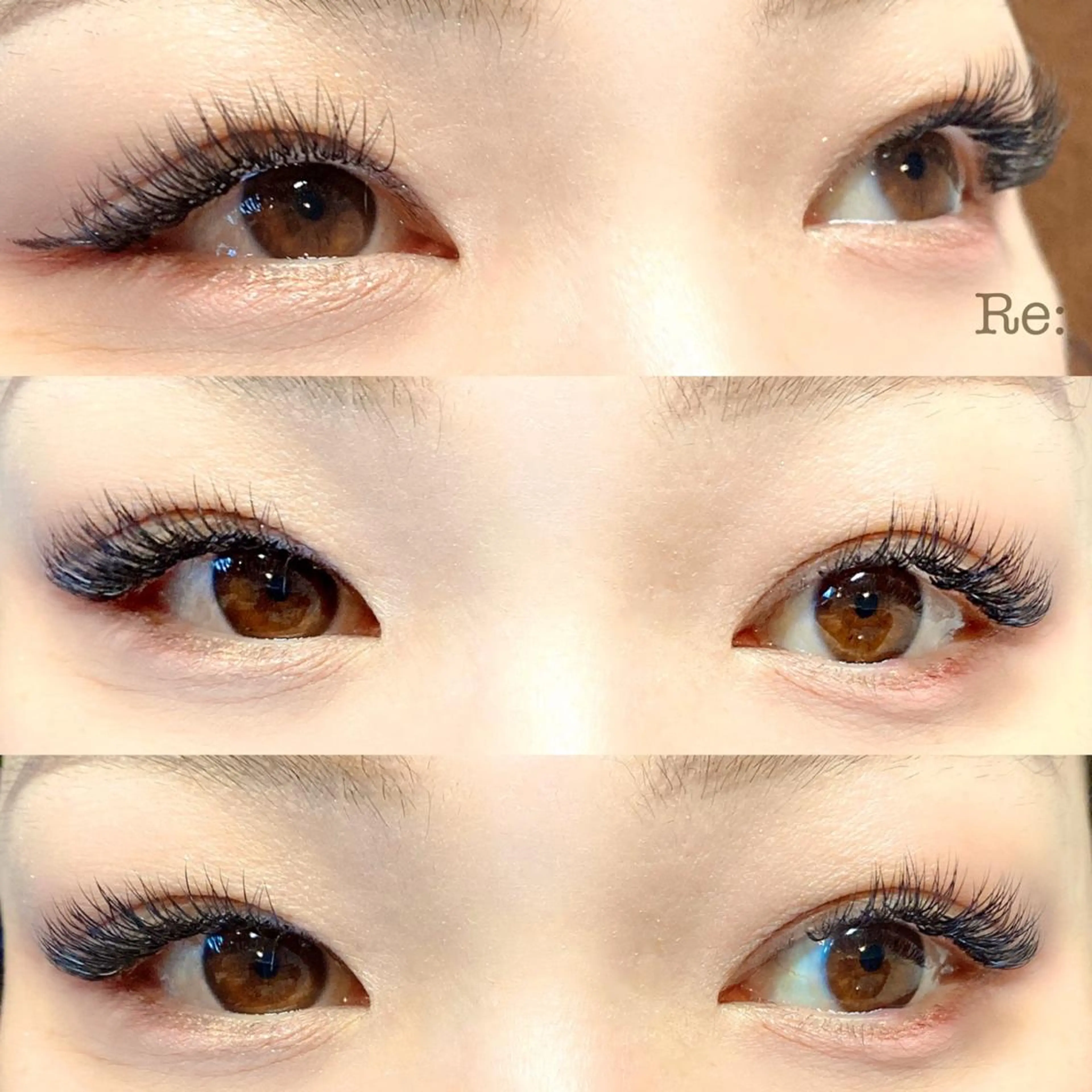 マツエク・マツパ Dカール フラットラッシュ セーブル Lash Re：のマツエク・マツパデザイン