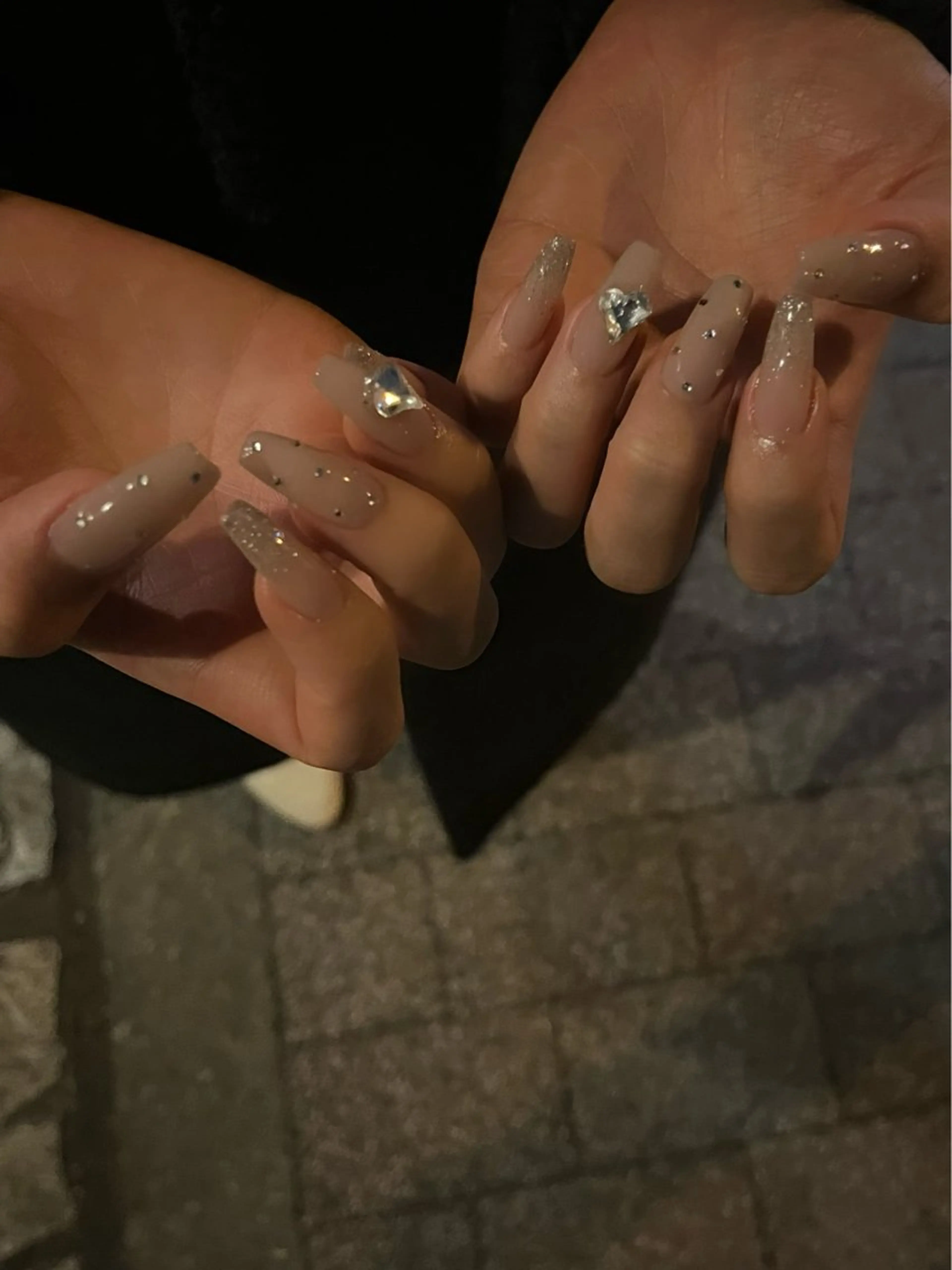 ネイル グラデーション マグネットネイル ワンカラーネイル スカルプネイル ワンホンネイル nine.🦋 YUKOのネイルデザイン