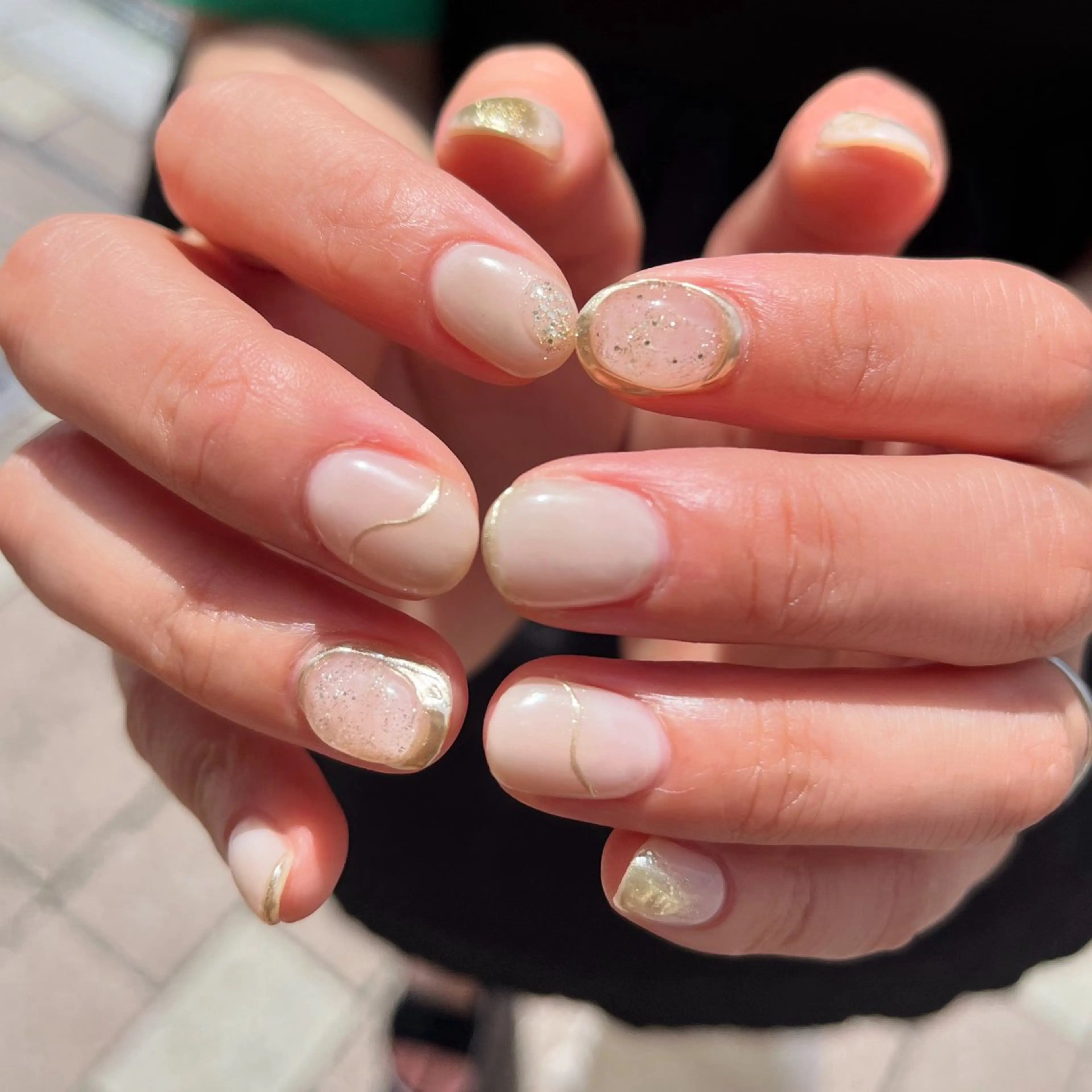 ネイル ニュアンスネイル Belle  âme Mioのネイルデザイン