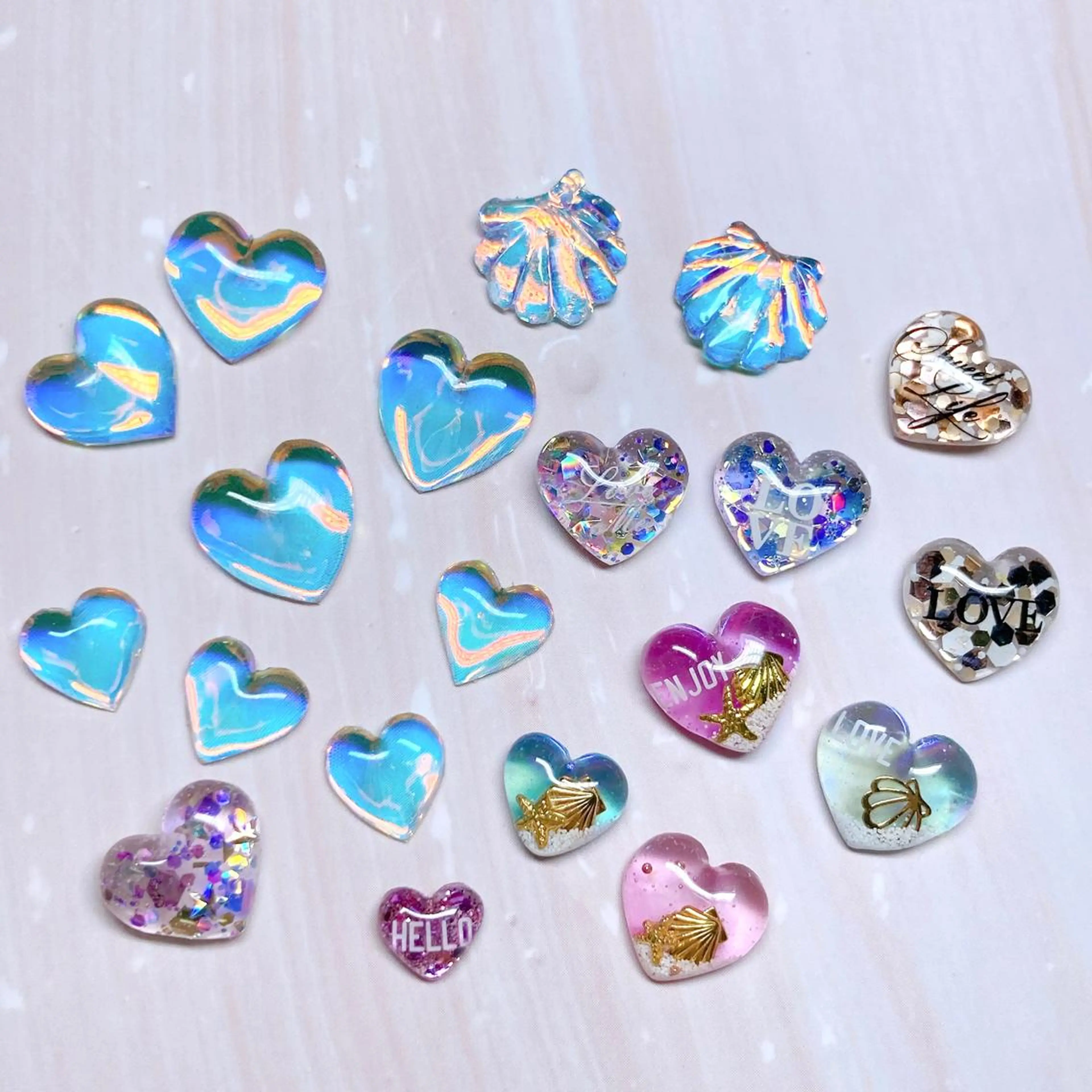 ネイル ハート 氷ネイル・うるうるネイル PLANET nailのネイルデザイン