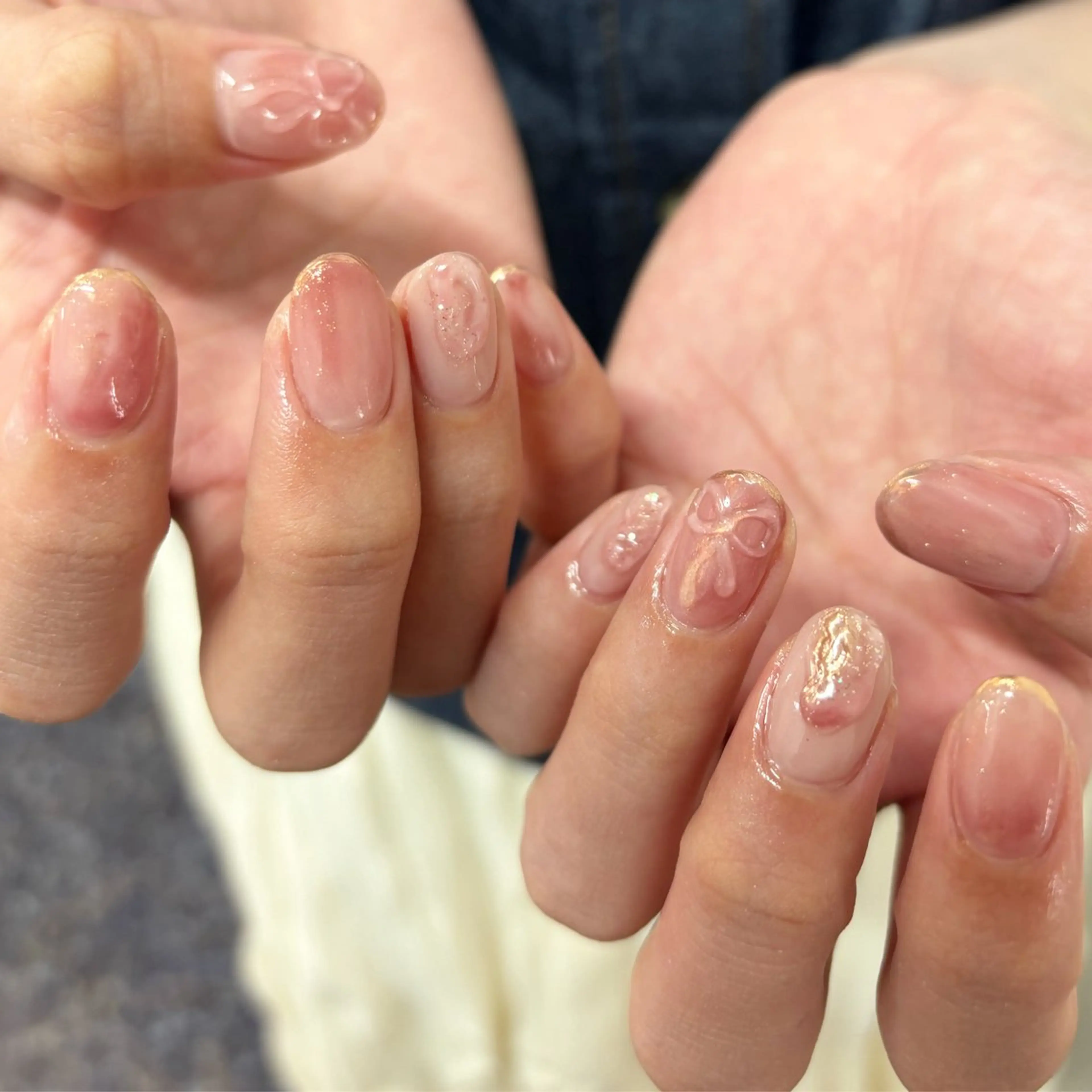 ネイル ピンク nail* runa🌻のネイルデザイン