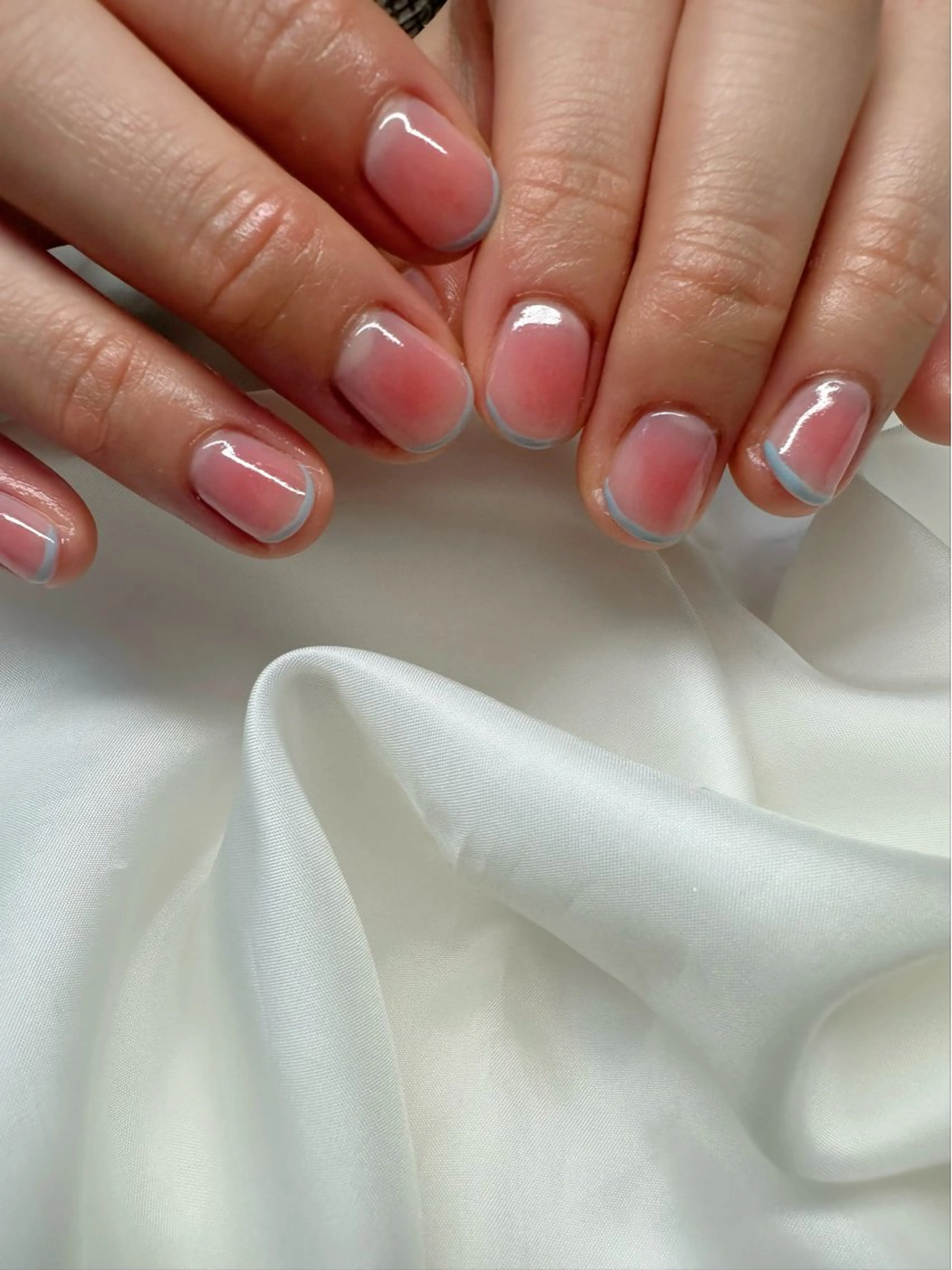 ネイル チークネイル フレンチネイル 氷ネイル・うるうるネイル 韓国ネイル ニュアンスネイル 🪞KAPE NAIL 🪞のネイルデザイン