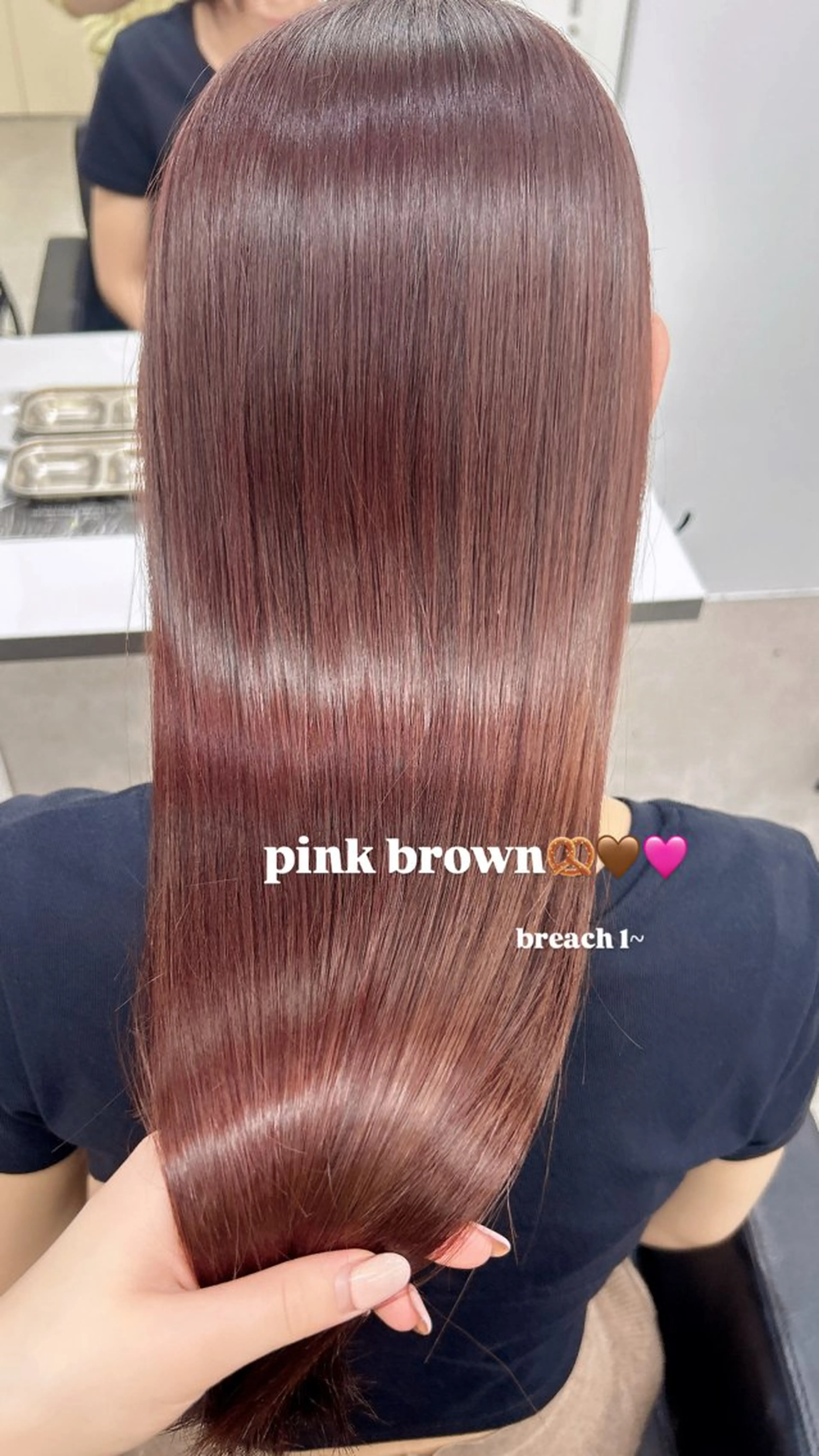 ロング カラー MOE🌙 博多ハイトーンのヘアスタイル