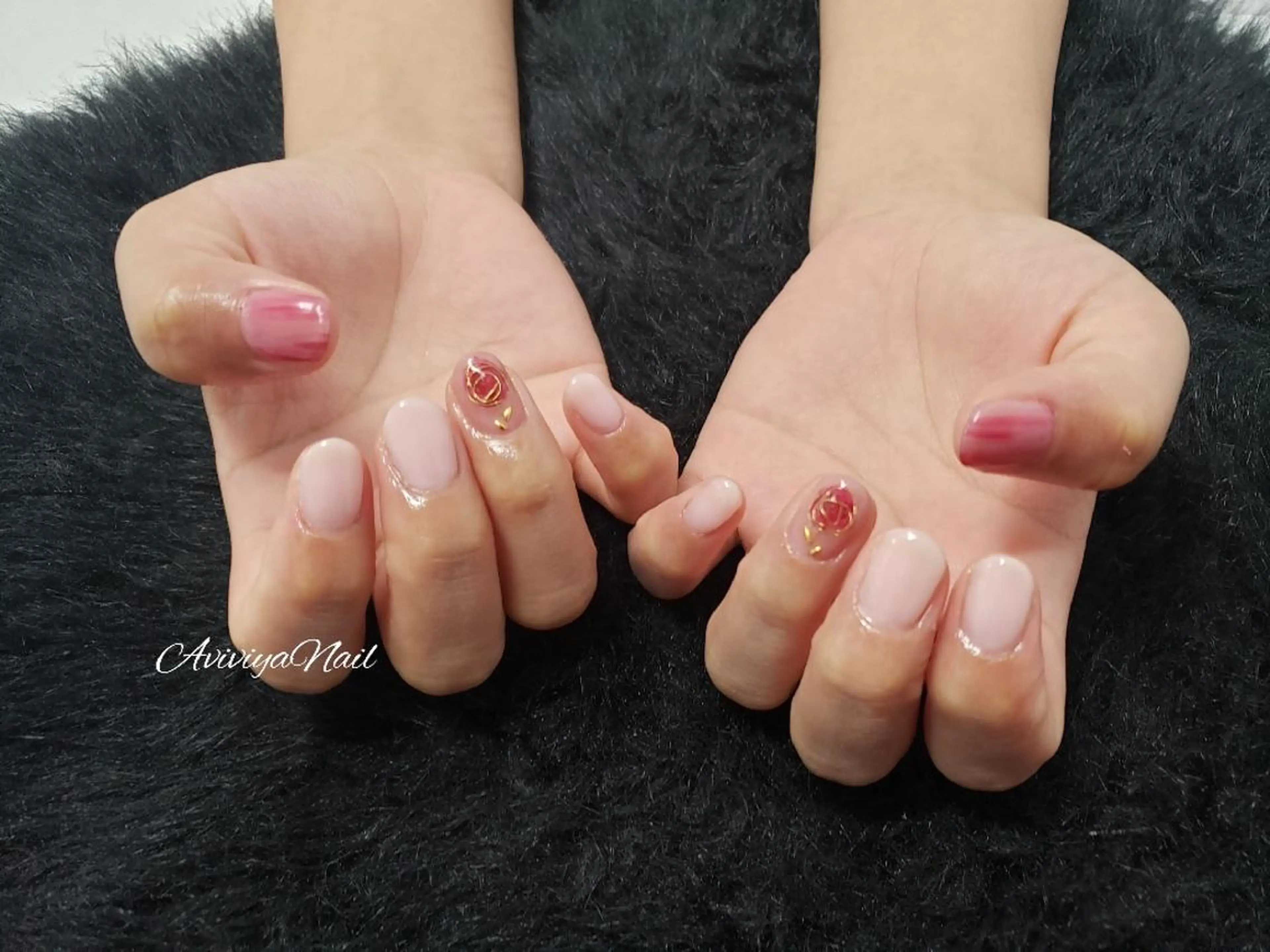 ネイル フラワーネイル AviviyaNail所属・kubo ayaのネイルデザイン