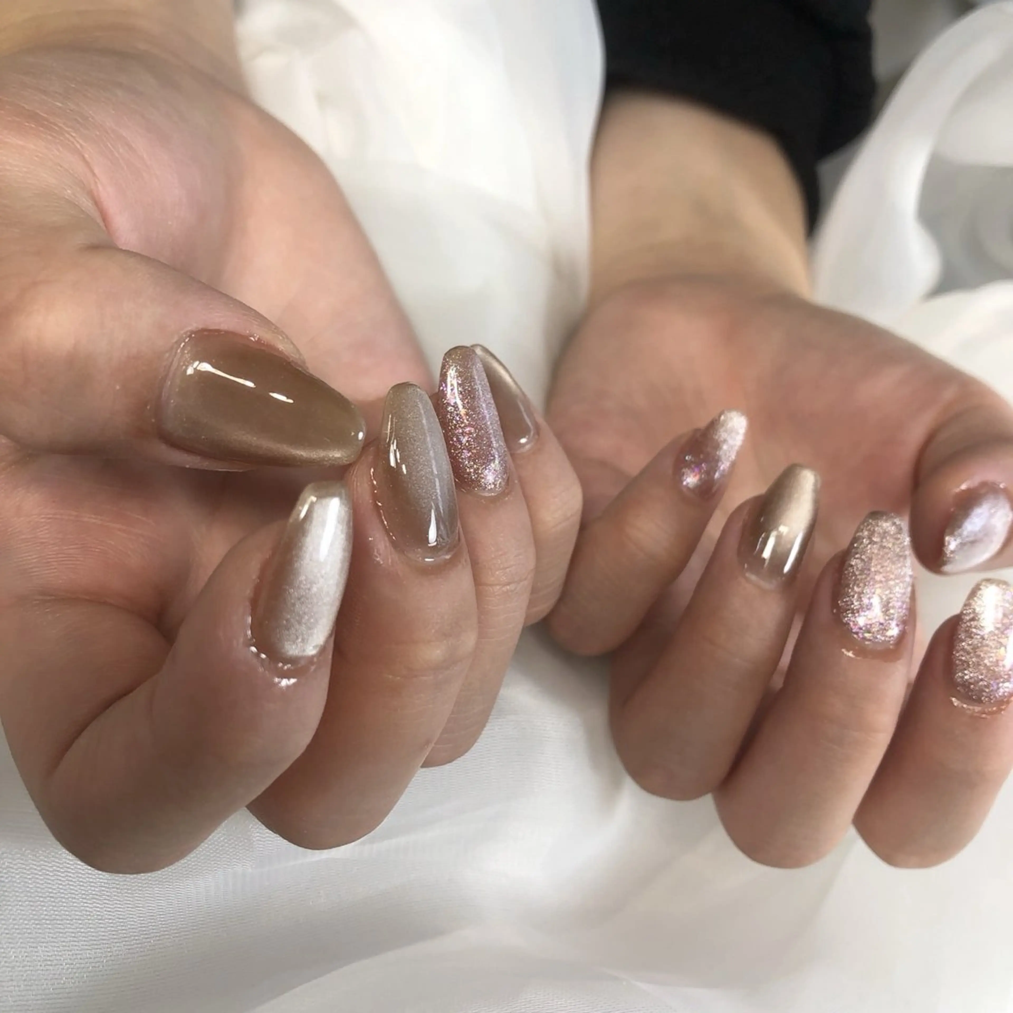 ネイル マグネットネイル マグネットワンカラー ワンカラーネイル Petitmaison所属・Petit maisonのネイルデザイン