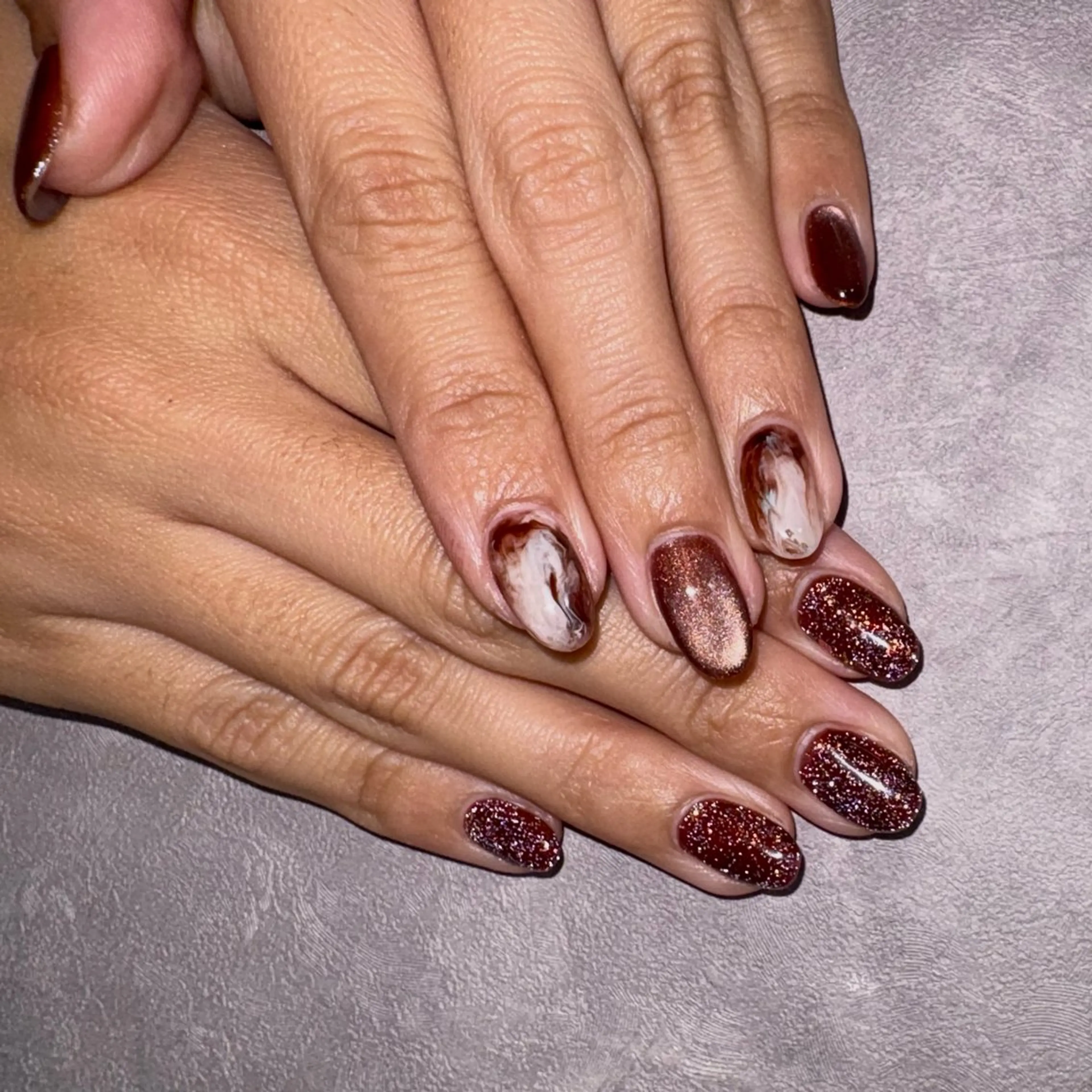 ネイル ハンドネイル OAK溝の口 SAWAのネイルデザイン