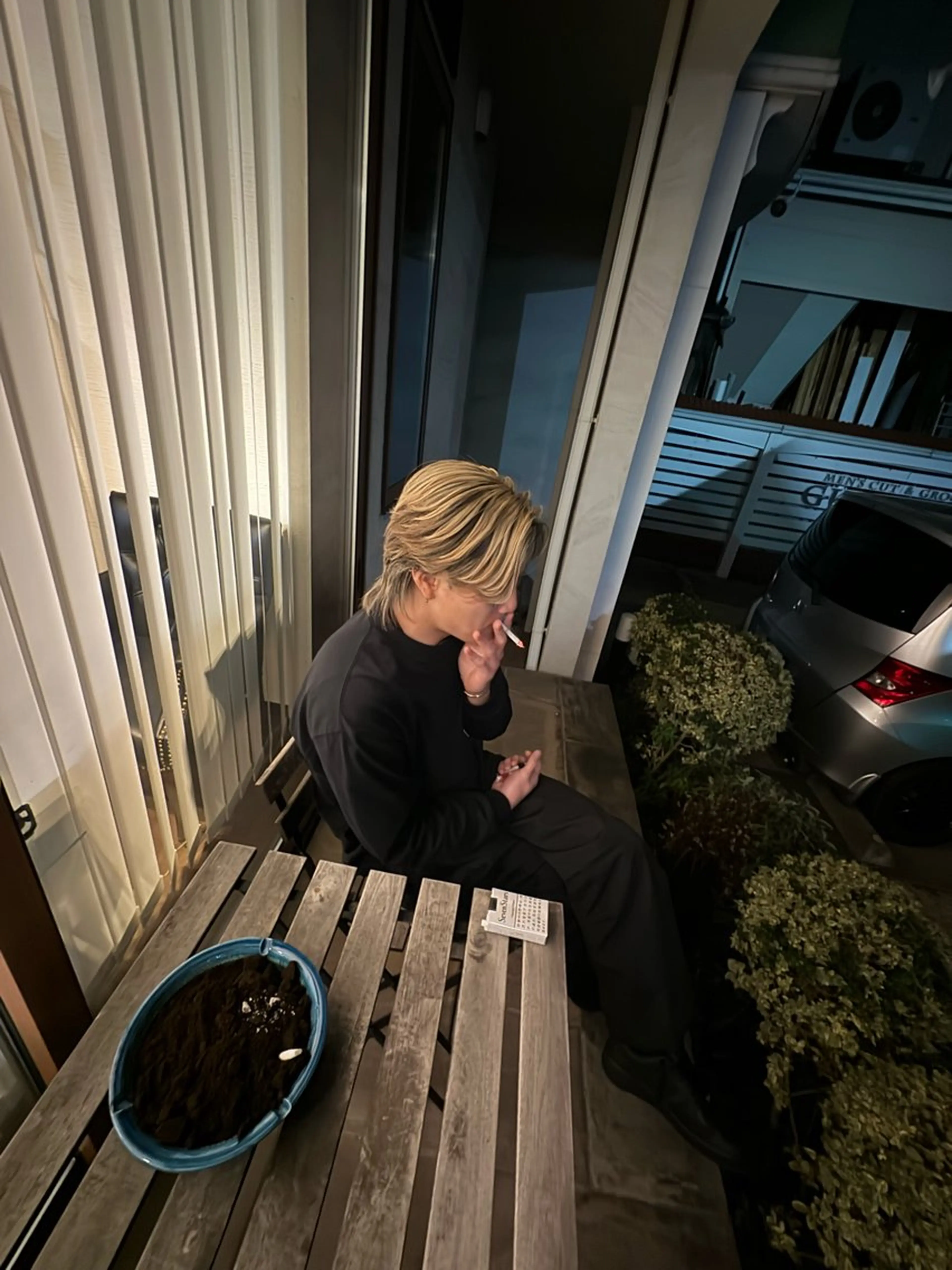 ミディアム カラー メンズ ガイズヘアー133所属・二本木 秀成のヘアスタイル