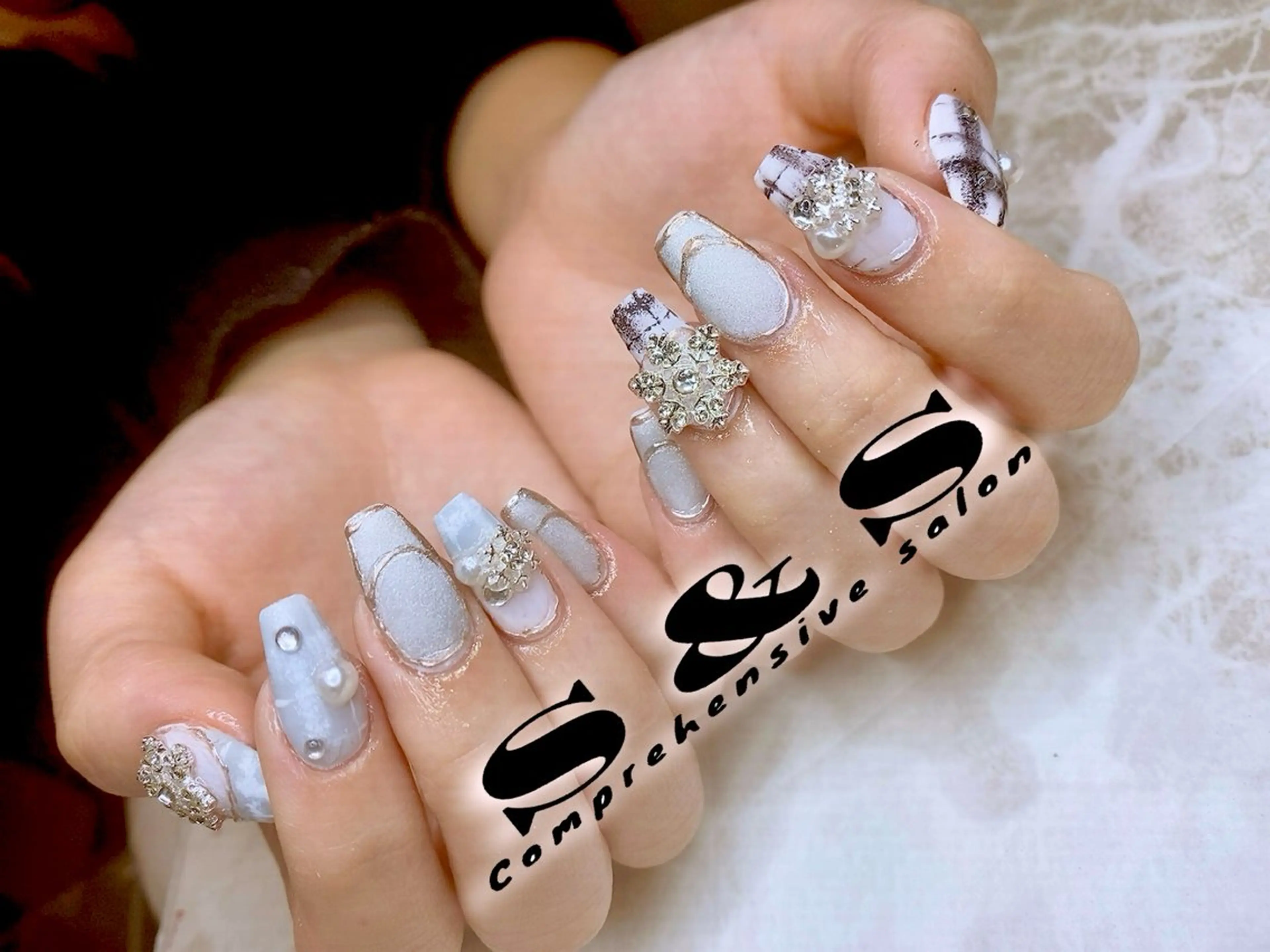 ネイル 長さ出し メンズネイル 持ち込み スカルプネイル S&S 村田小百合のネイルデザイン