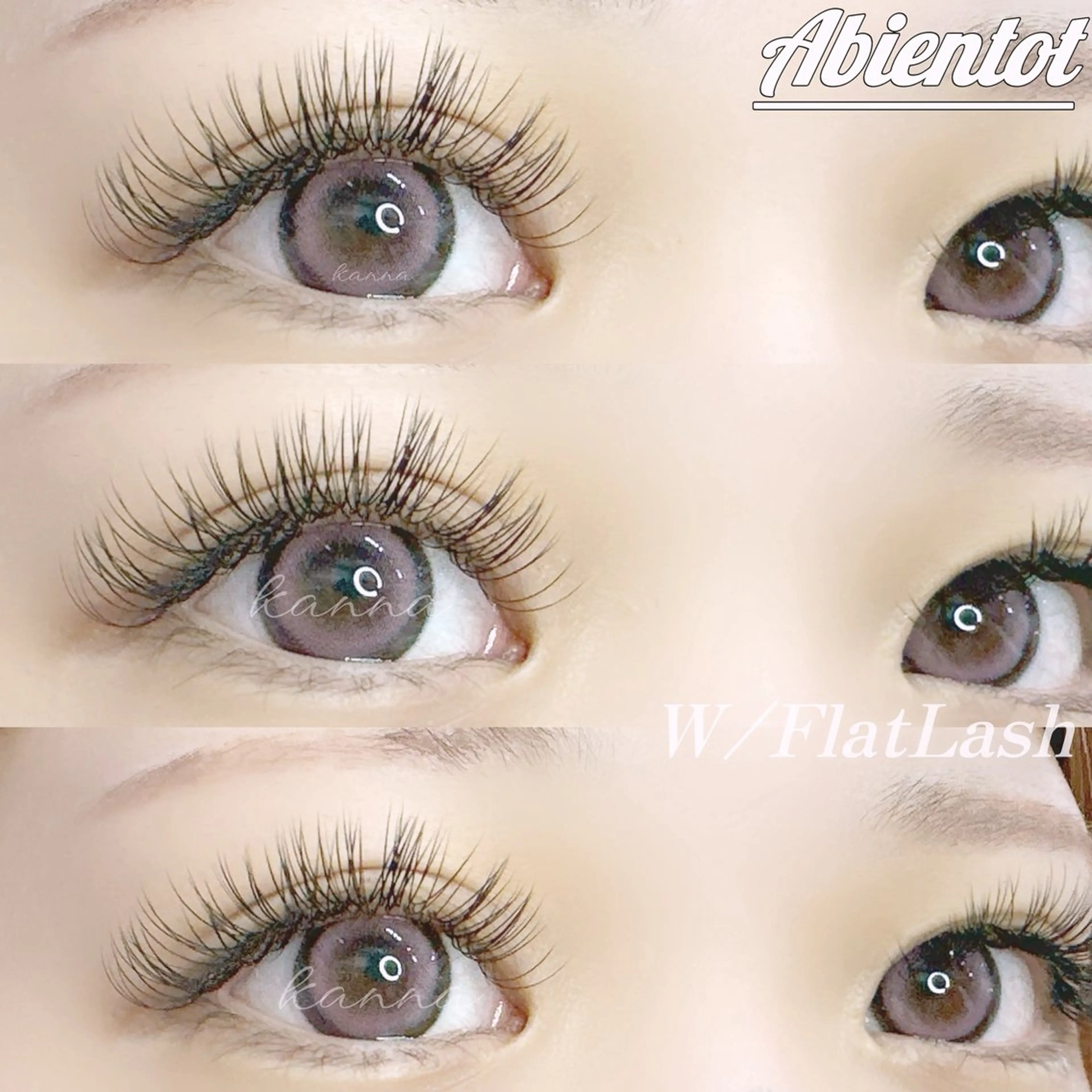 マツエク・マツパ Abientot Kannaのマツエク・マツパデザイン