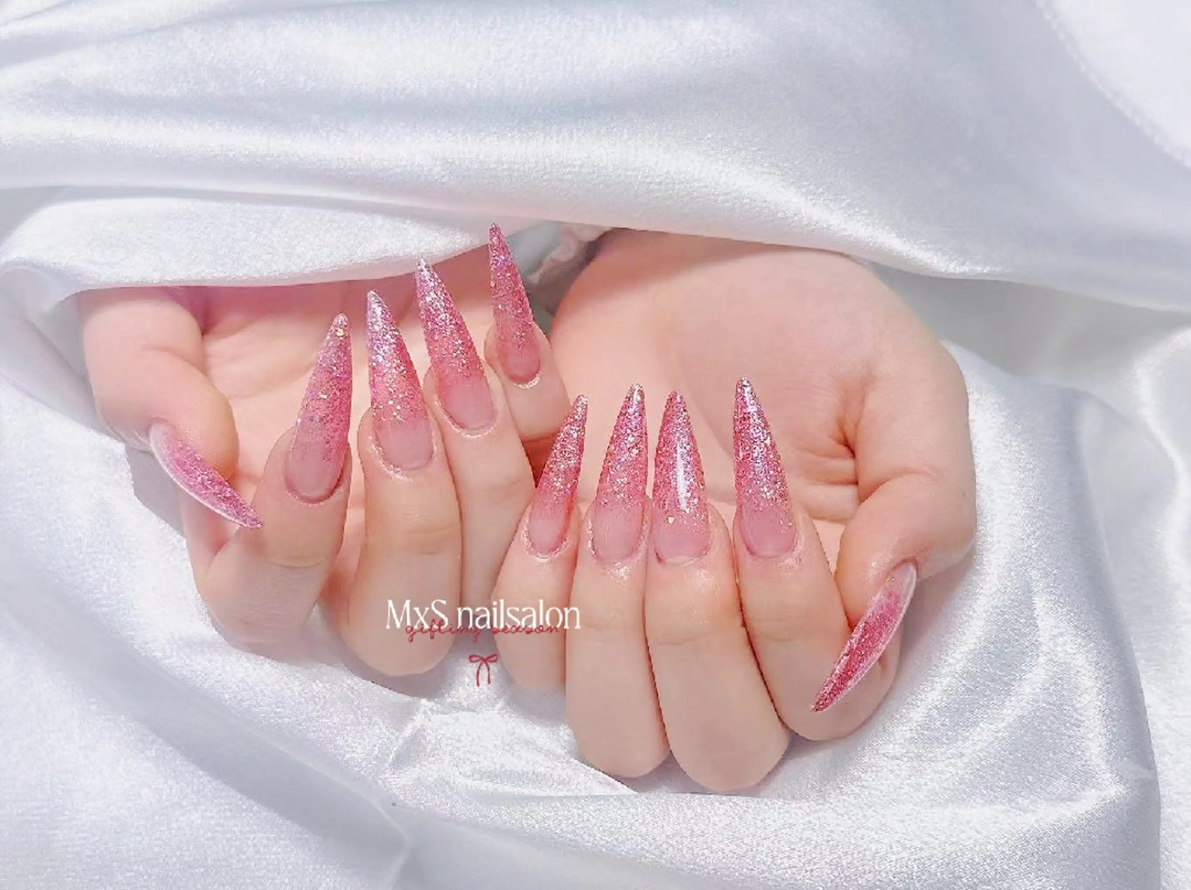 ネイル ハンドネイル ハンドケア MxS Nail(長さだし/フィルイン/マグネット/韓国ネイル/ワンホンネイル/ワンカラー)所属・MxS リィリィのネイルデザイン