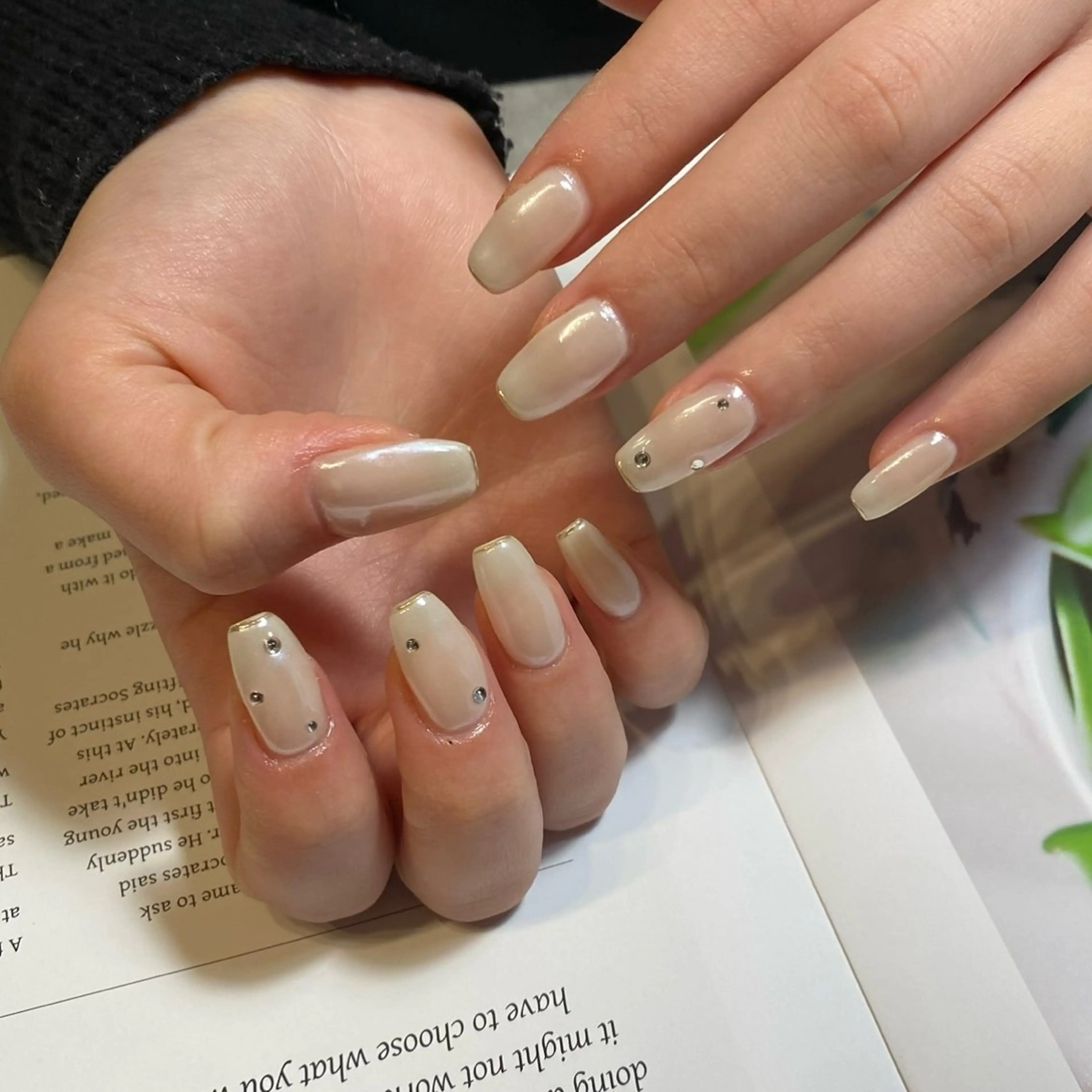 ネイル 長さ出し ハンドネイル ハンドケア nail salon maniのネイルデザイン